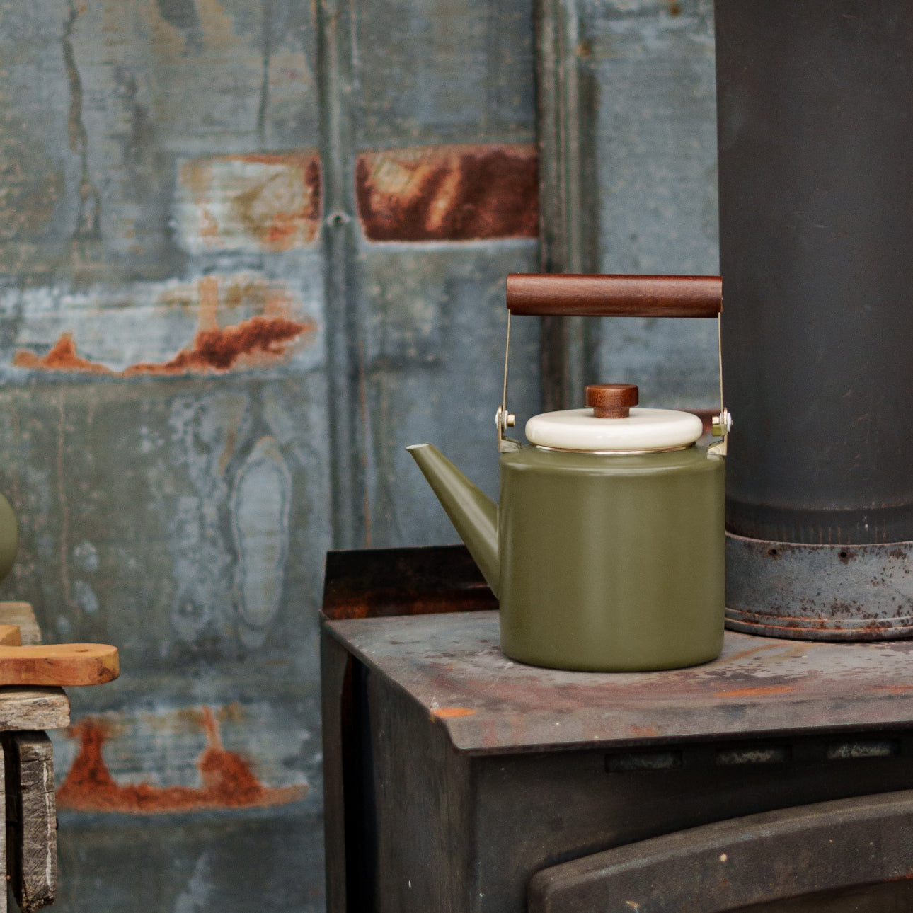 BAREBONES | 2-TONE ENAMEL TEAPOT