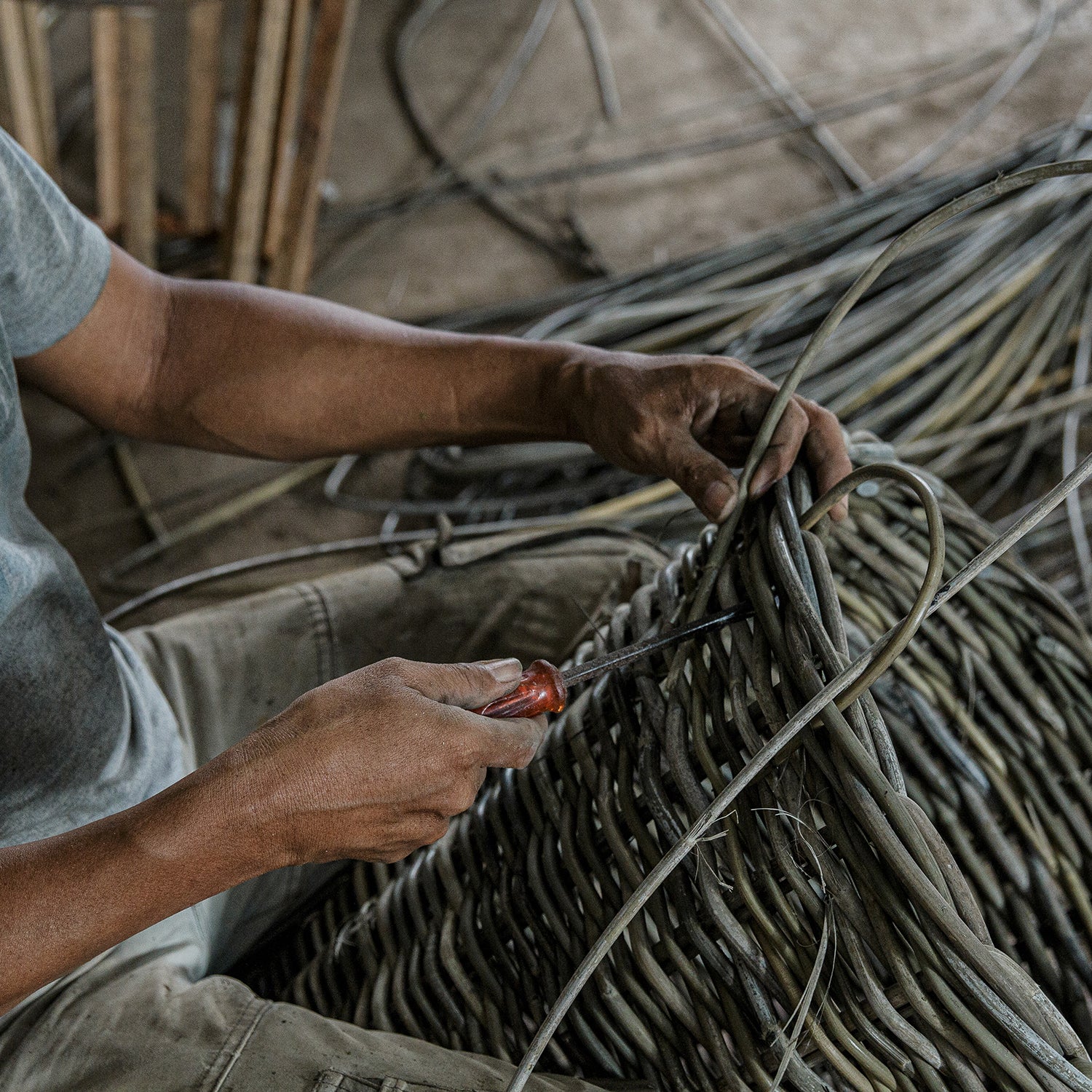 WILLOW | RATTAN WASHING BASKET