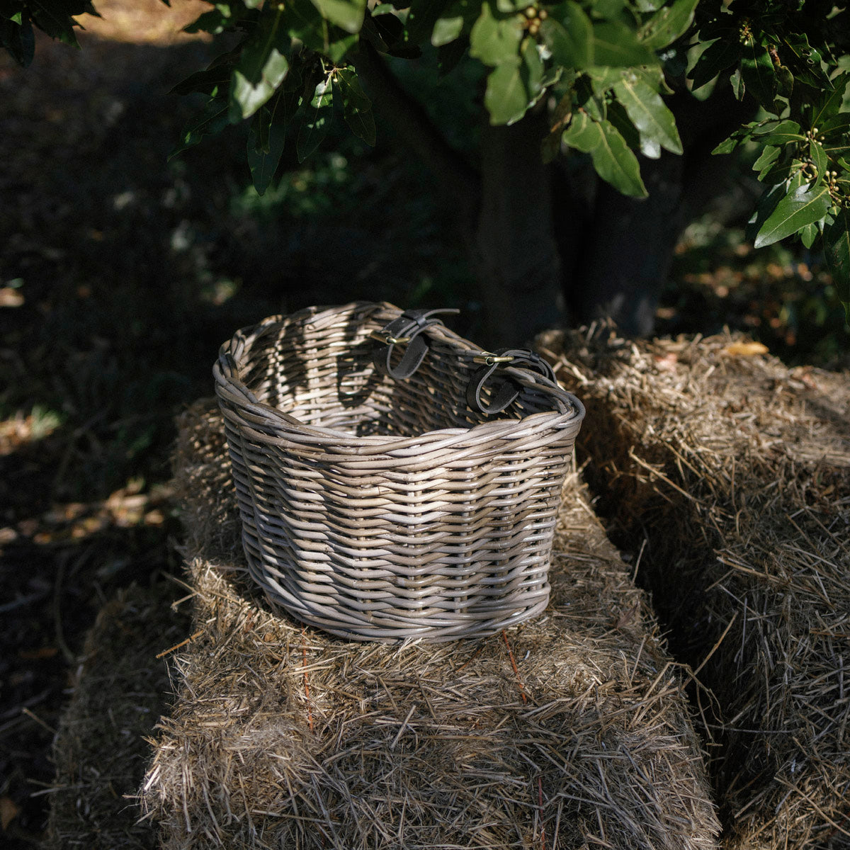RATTAN BIKE BASKET
