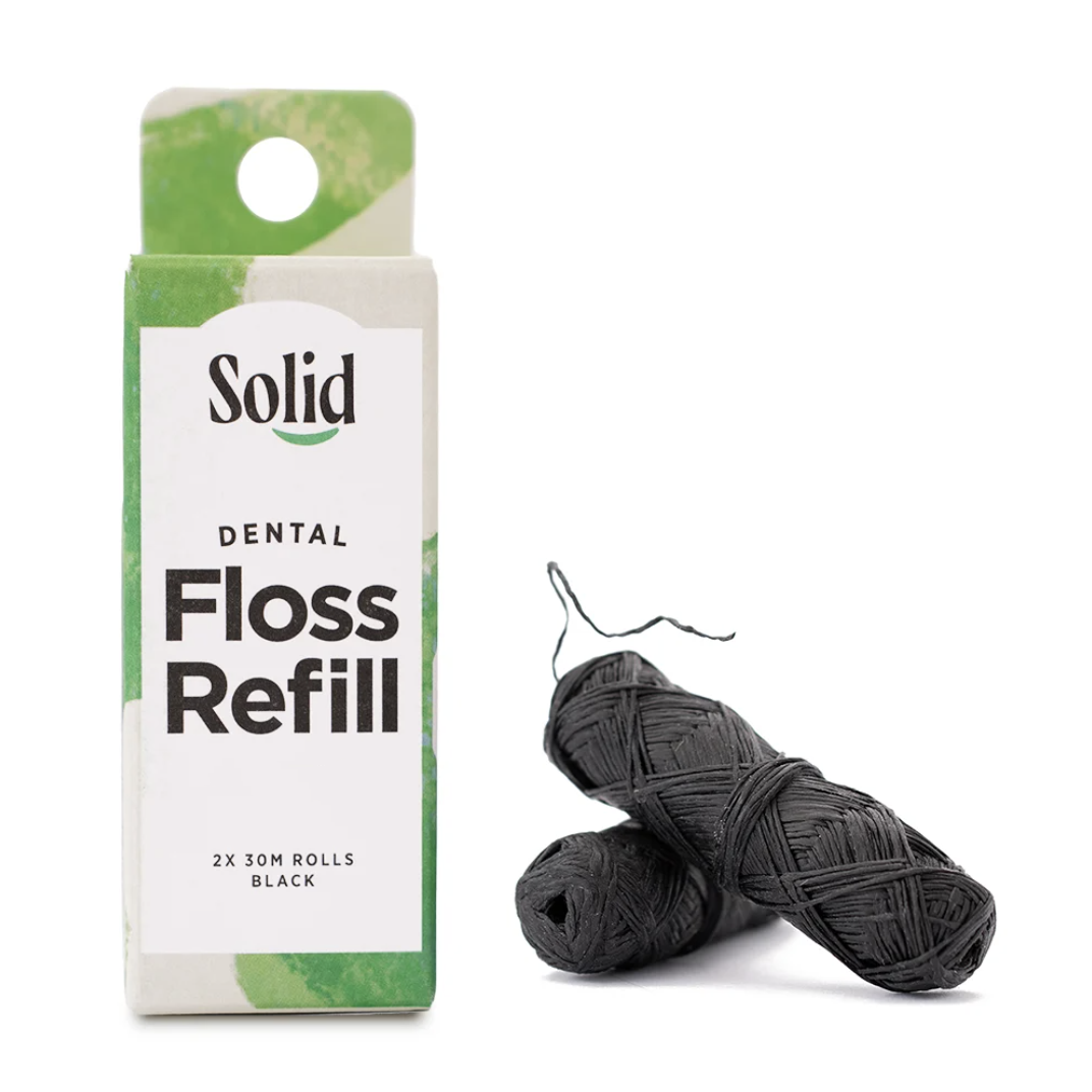 SOLID ORAL DENTAL FLOSS | DISPENSER + REFILLS
