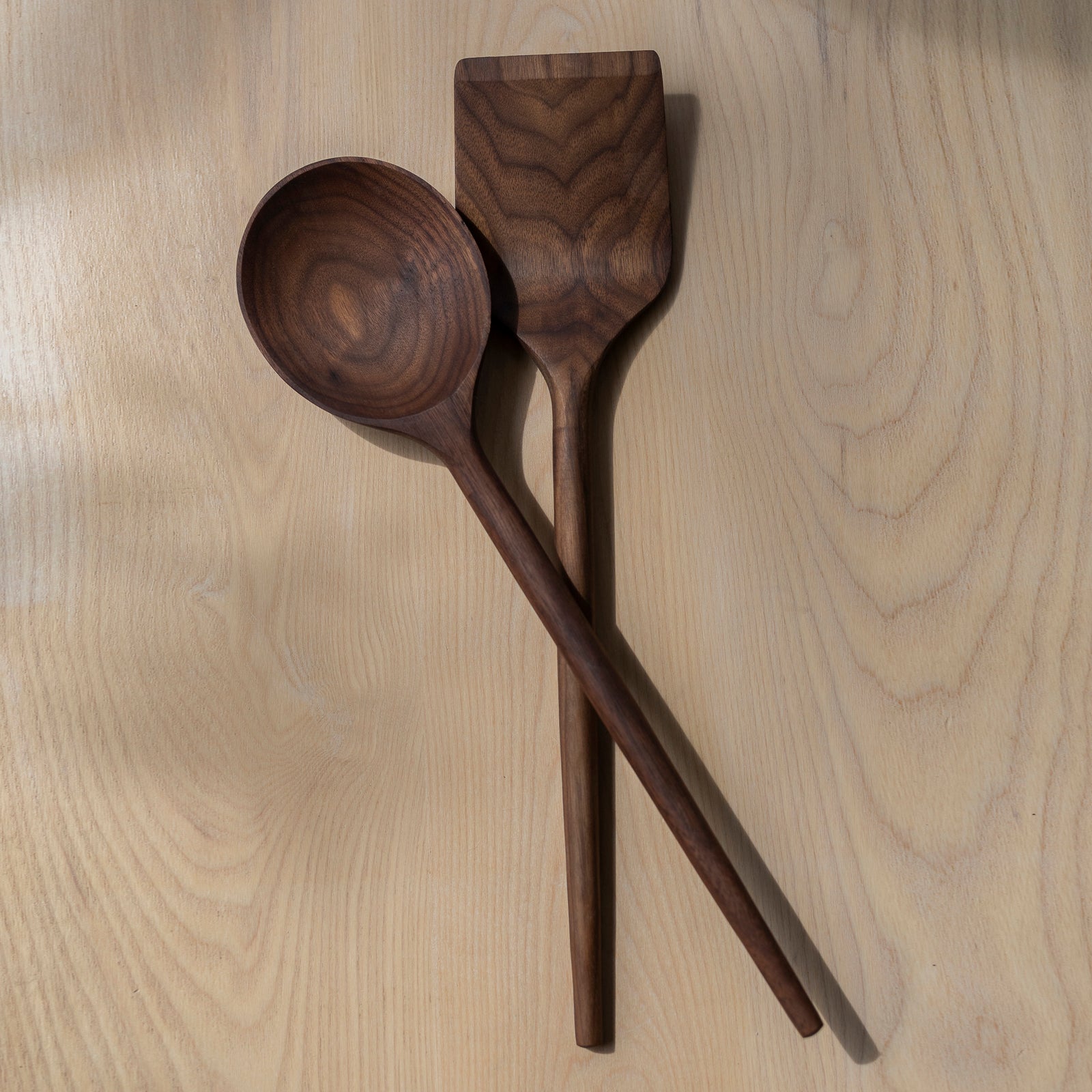 LARGE SERVING SET | WALNUT