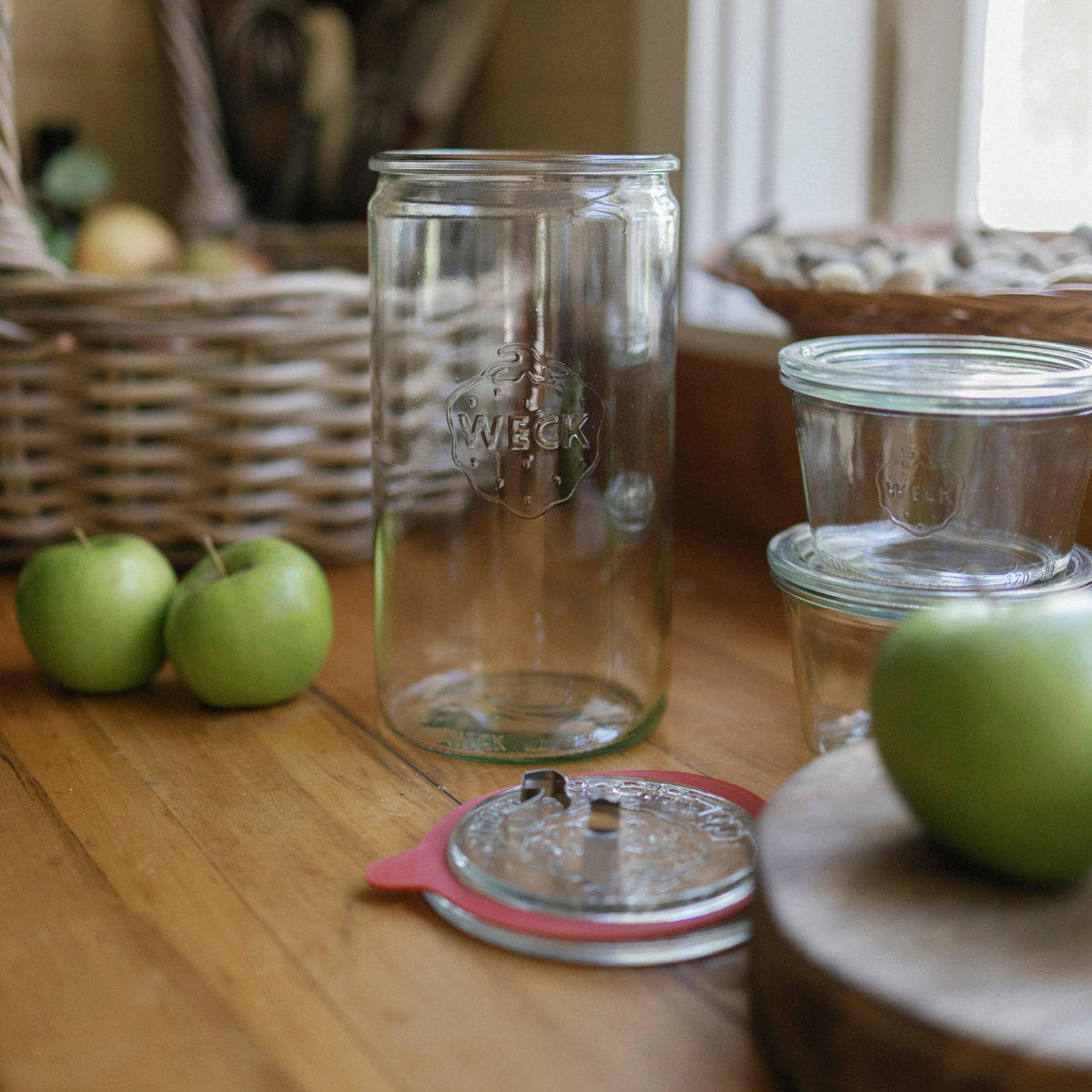 WECK | CYLINDER JAR WITH GLASS LID