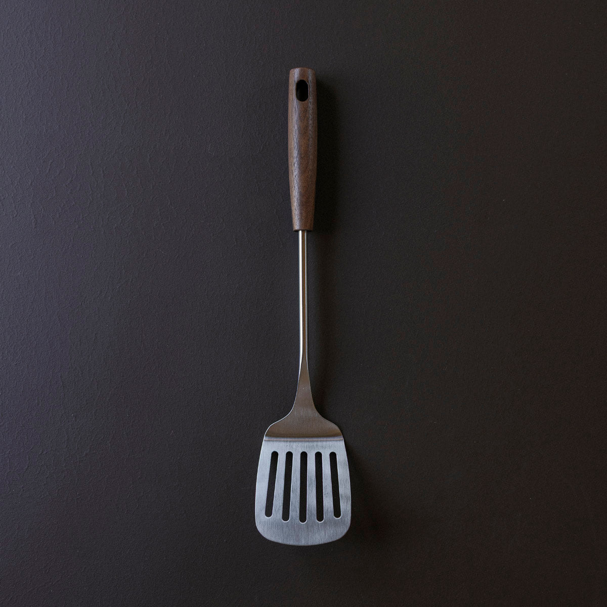 Black Walnut and Stainless Steel Ladle and Spatulas