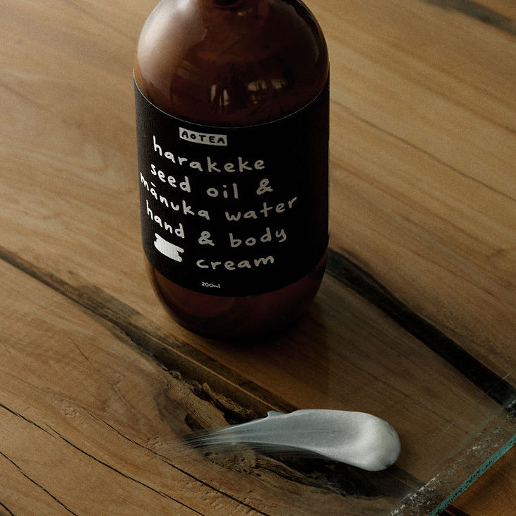 AOTEA | HARAKEKE SEED OIL & MĀNUKA HAND & BODY CREAM
