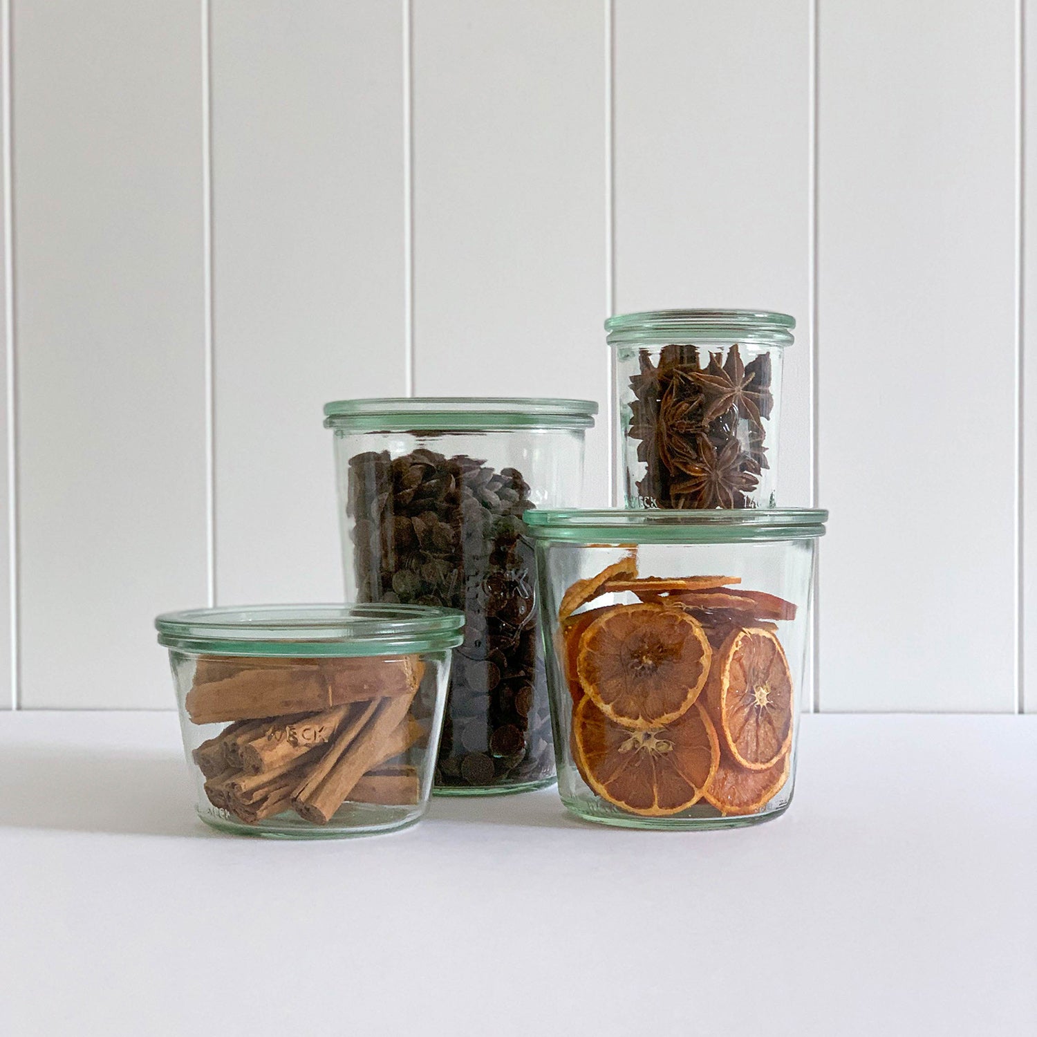 Weck Glass Preserving and Storage Jars