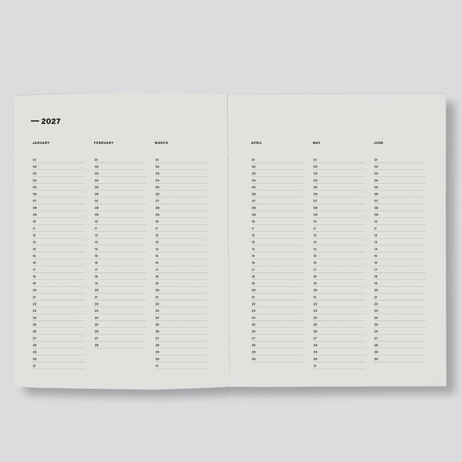 Lettuce x Juliette Hogan - 2027 Weekly Diary, Afterglow Floral