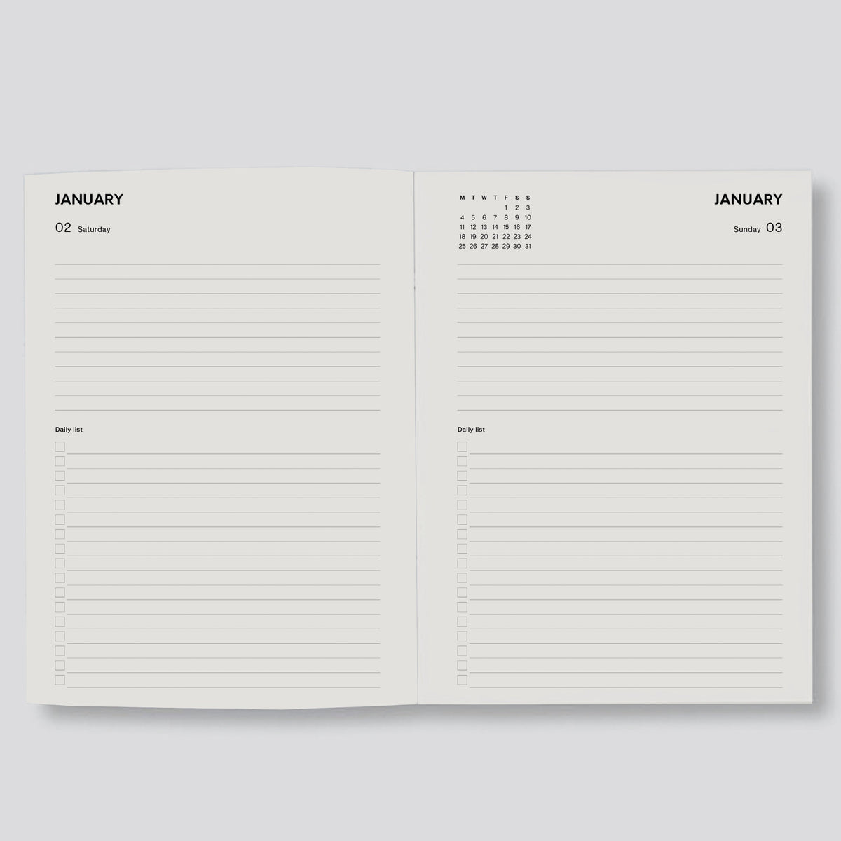 Lettuce 2027 Daily Diary - Berry & Bloom