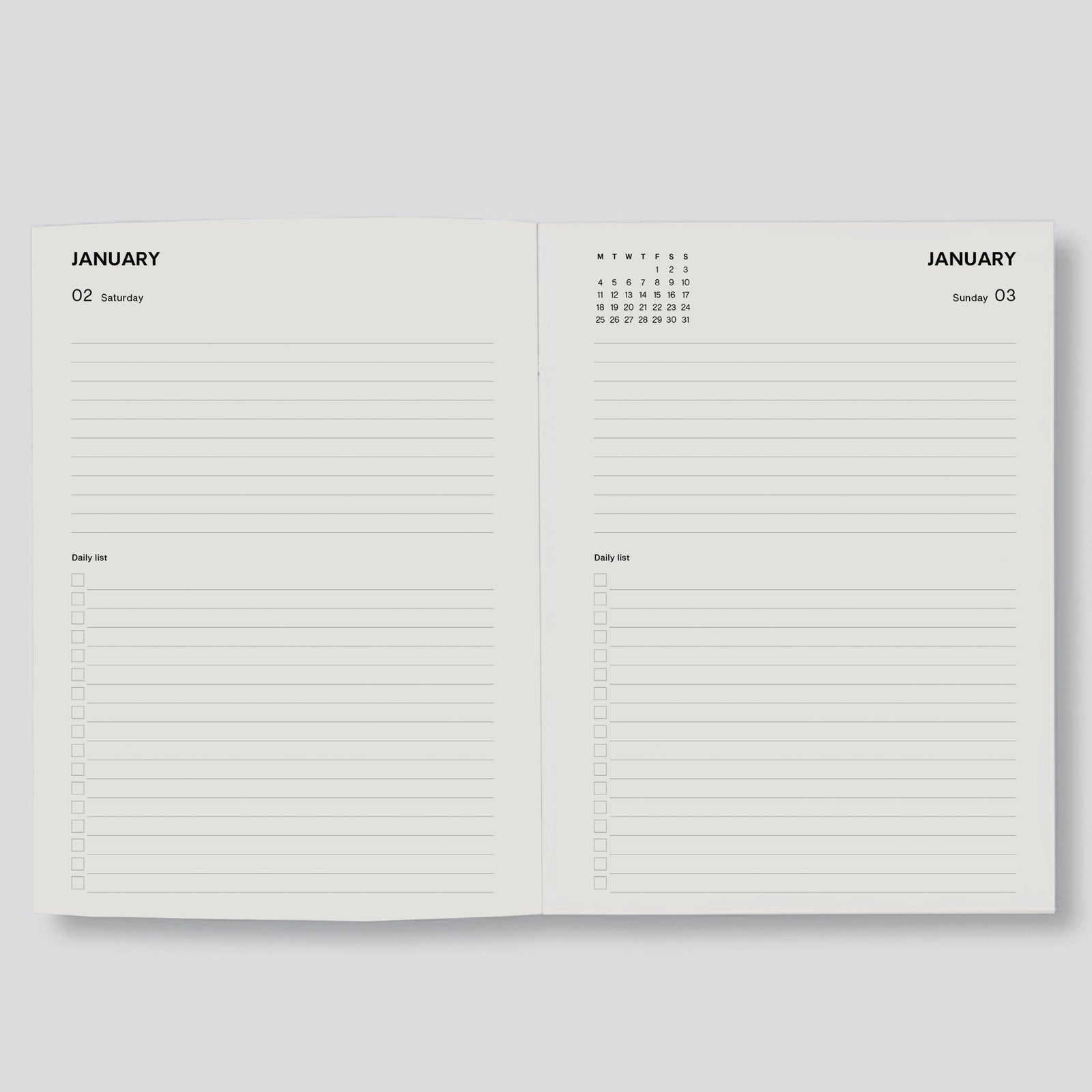 Lettuce 2027 Daily Diary - Berry & Bloom