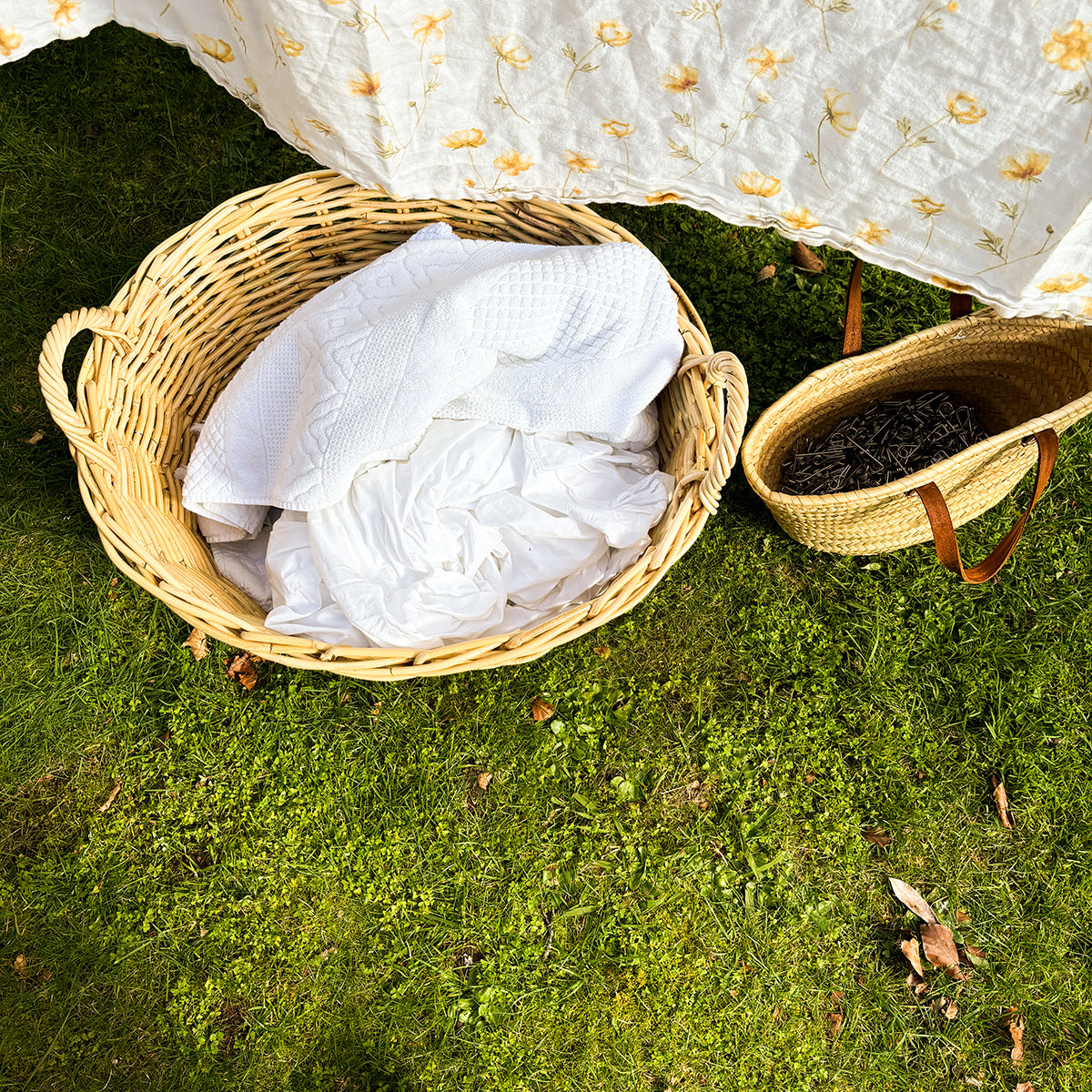 cane washing basket