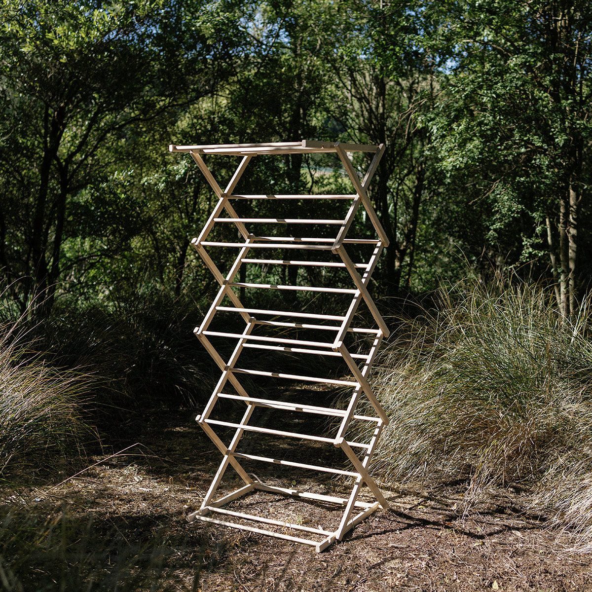 Wooden Tower Clothes Drying Rack - Made in NZ
