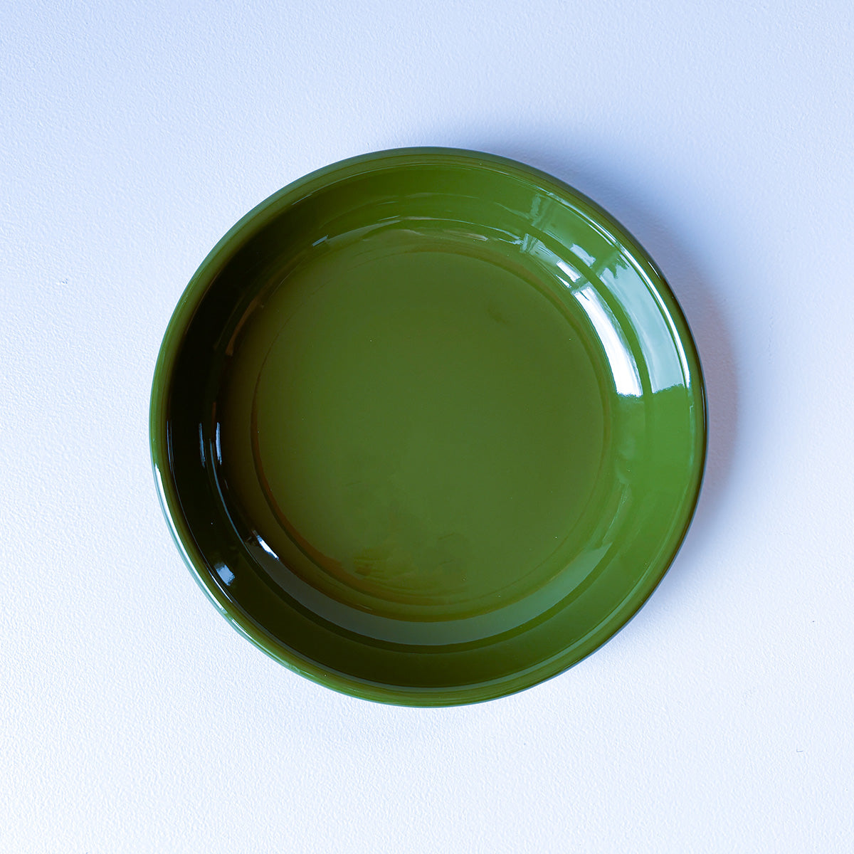 HUNTER GREEN ENAMEL SIDE PLATES