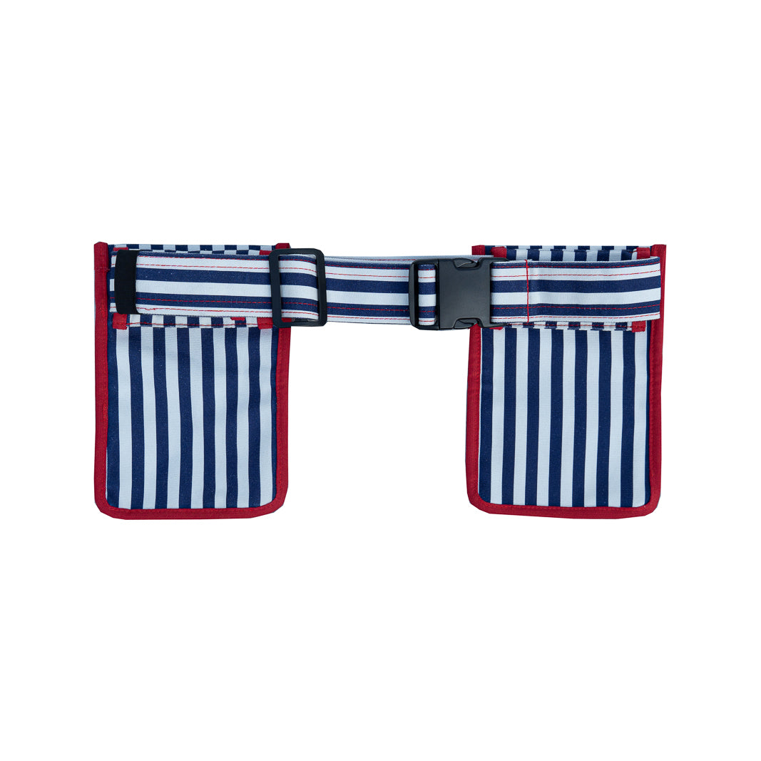 LE SAC | NAVY STRIPE RED TRIM