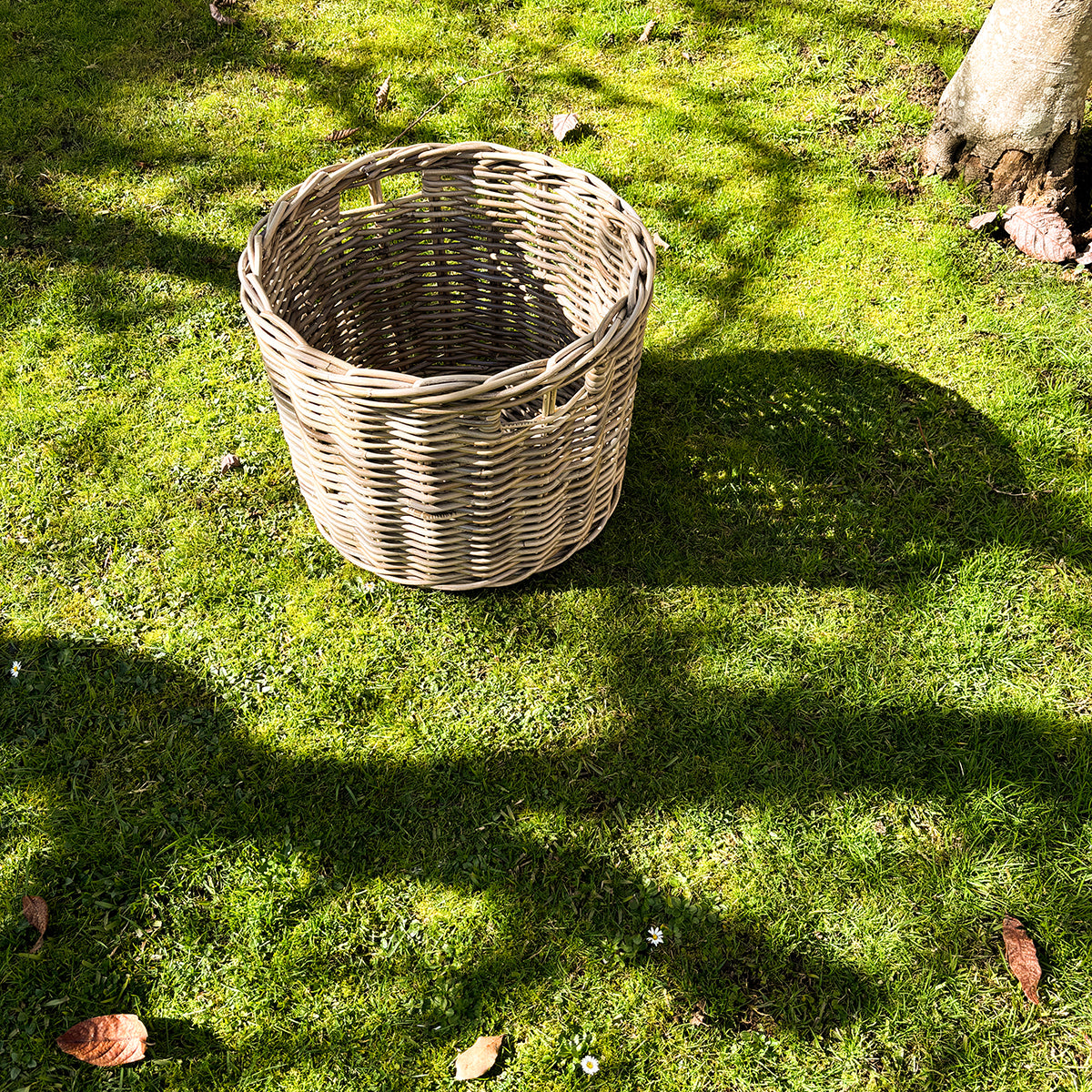 Large Cane Storage Basket