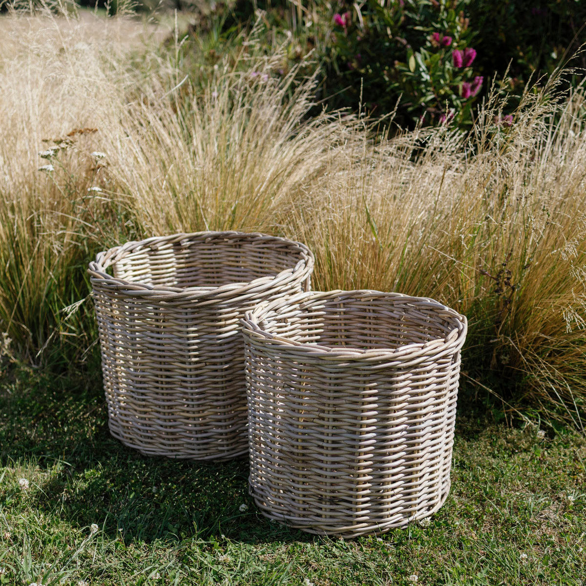 ROUND RATTAN BASKET | BUNDLE