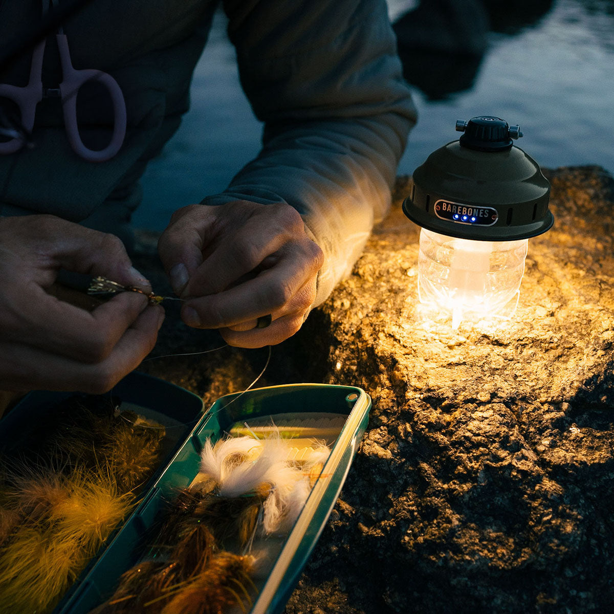 BAREBONES | BEACON LANTERN | OLIVE