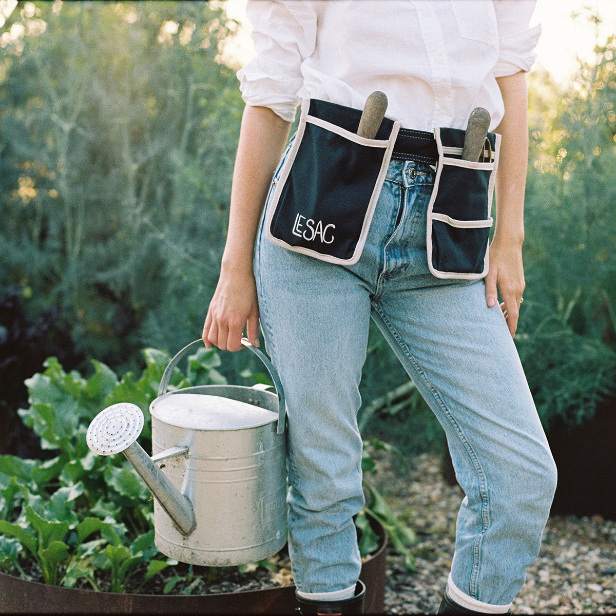 LE SAC | NAVY WITH TAUPE TRIM