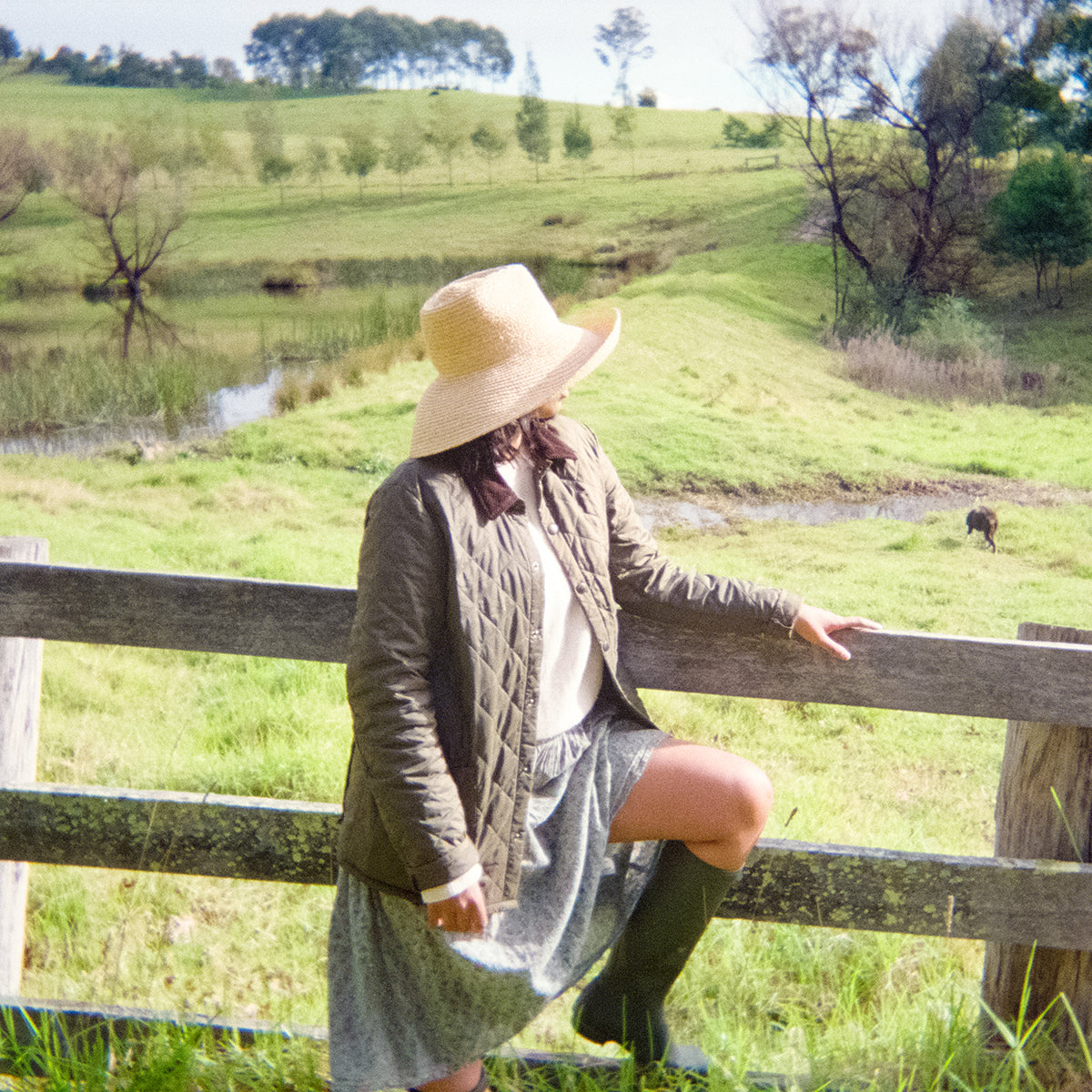 LE SAC | JARDIN RAFFIA HAT | LIMITED EDITION