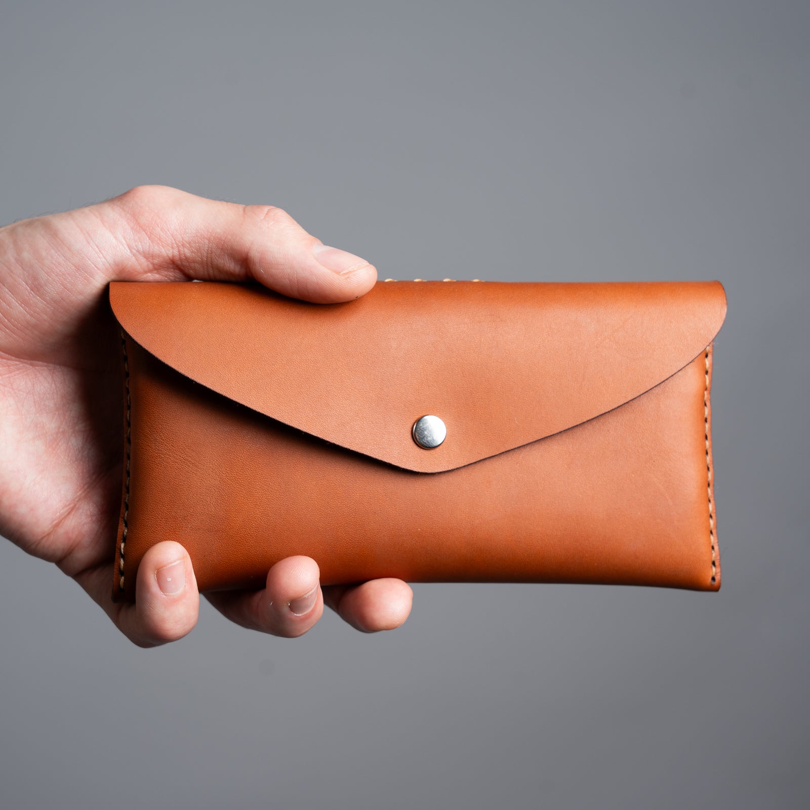 Brown Leather Ethically made wallet