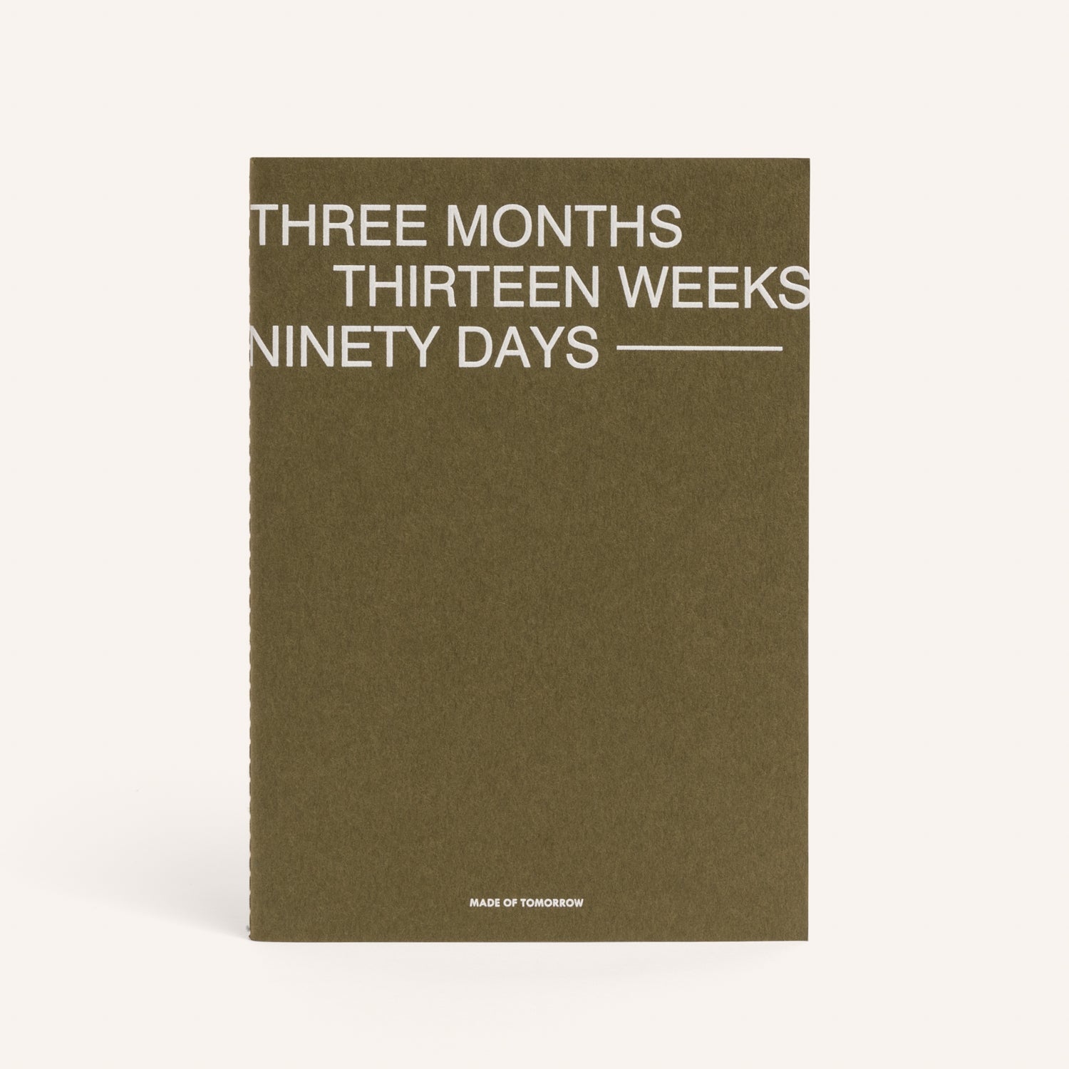 MADE OF TOMORROW | THREE MONTH PLANNER