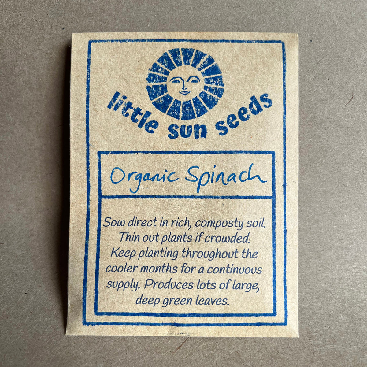LITTLE SUN SEEDS | ORGANIC SPINACH