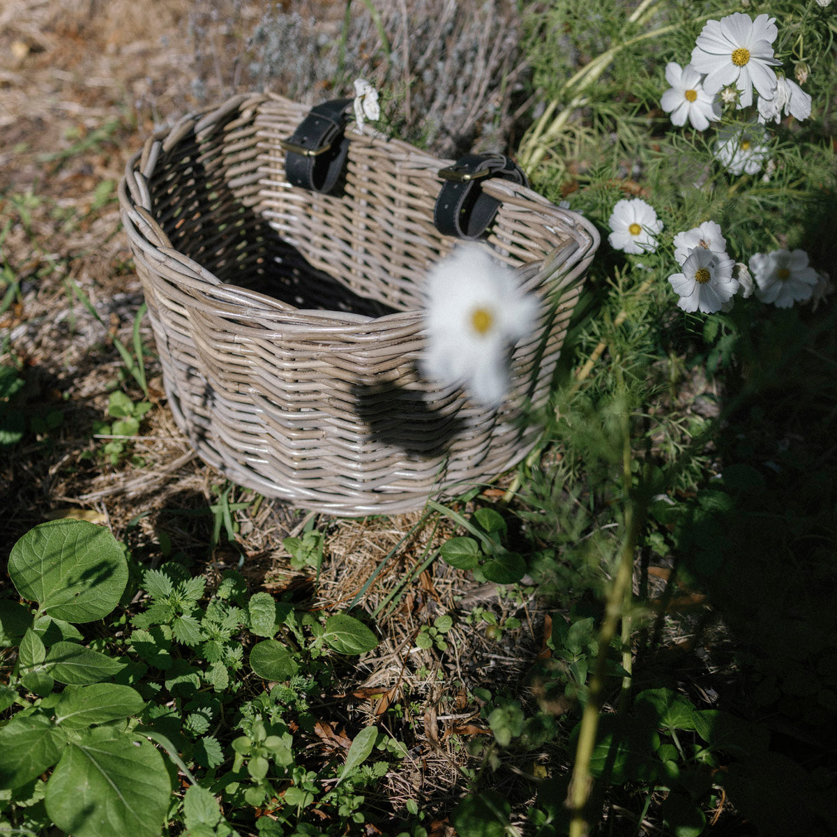RATTAN BIKE BASKET