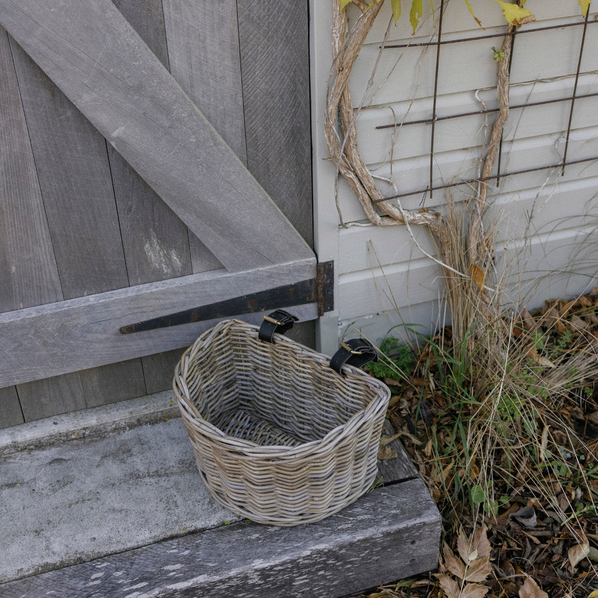 RATTAN BIKE BASKET