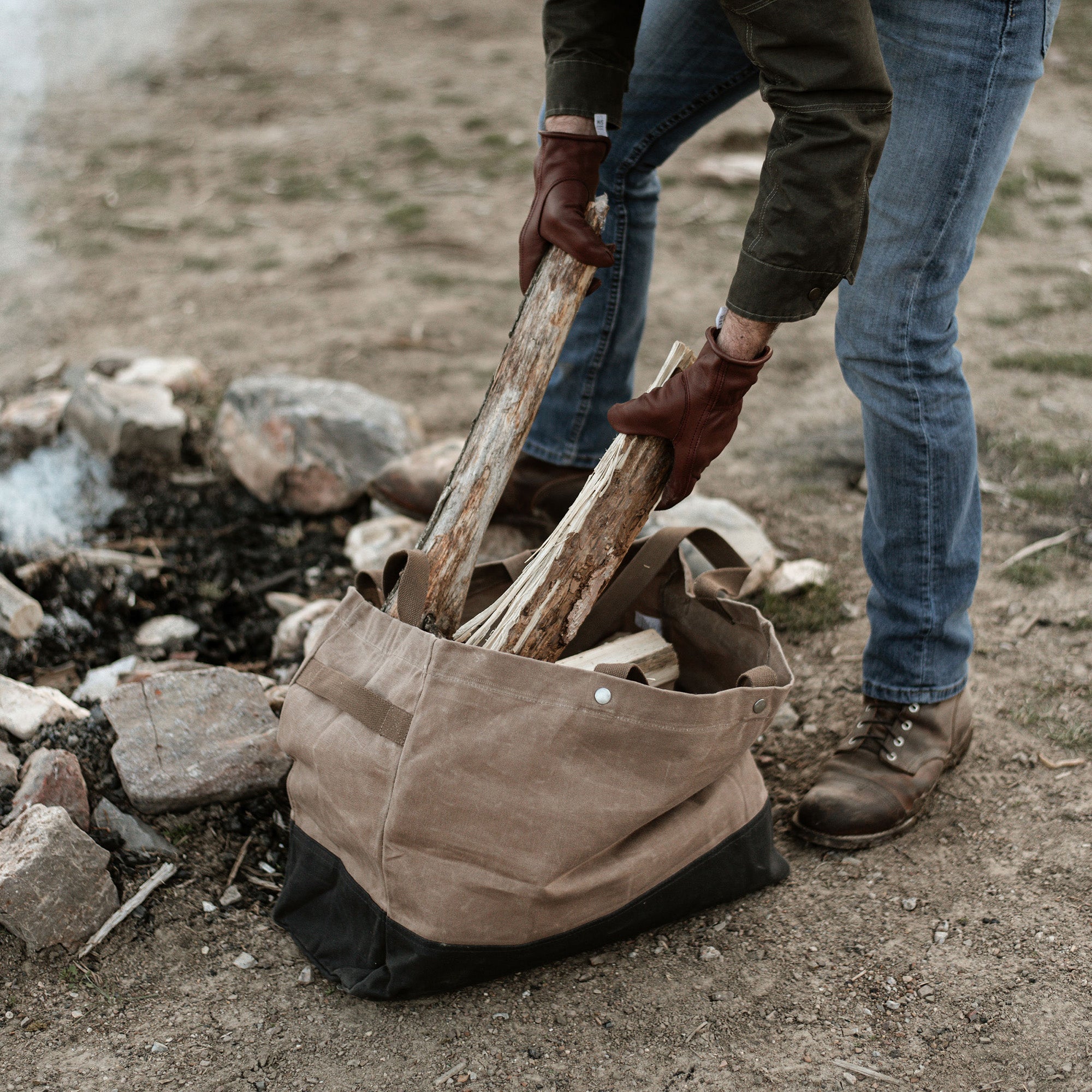 New England Firewood Carrier- Tote Style