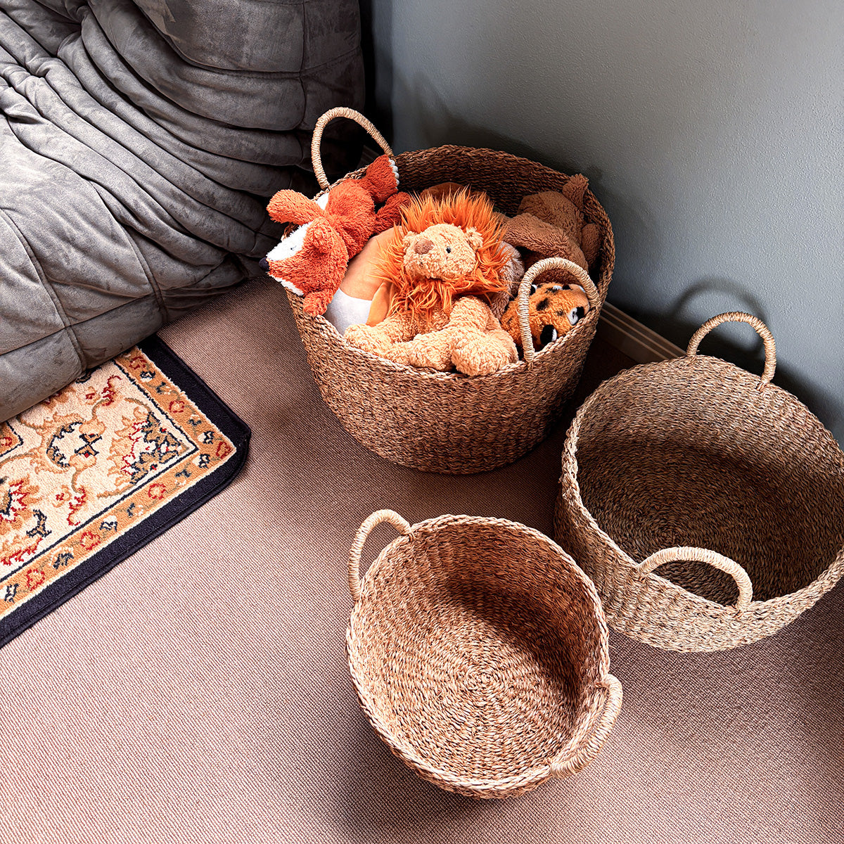 SEAGRASS STORAGE BASKETS