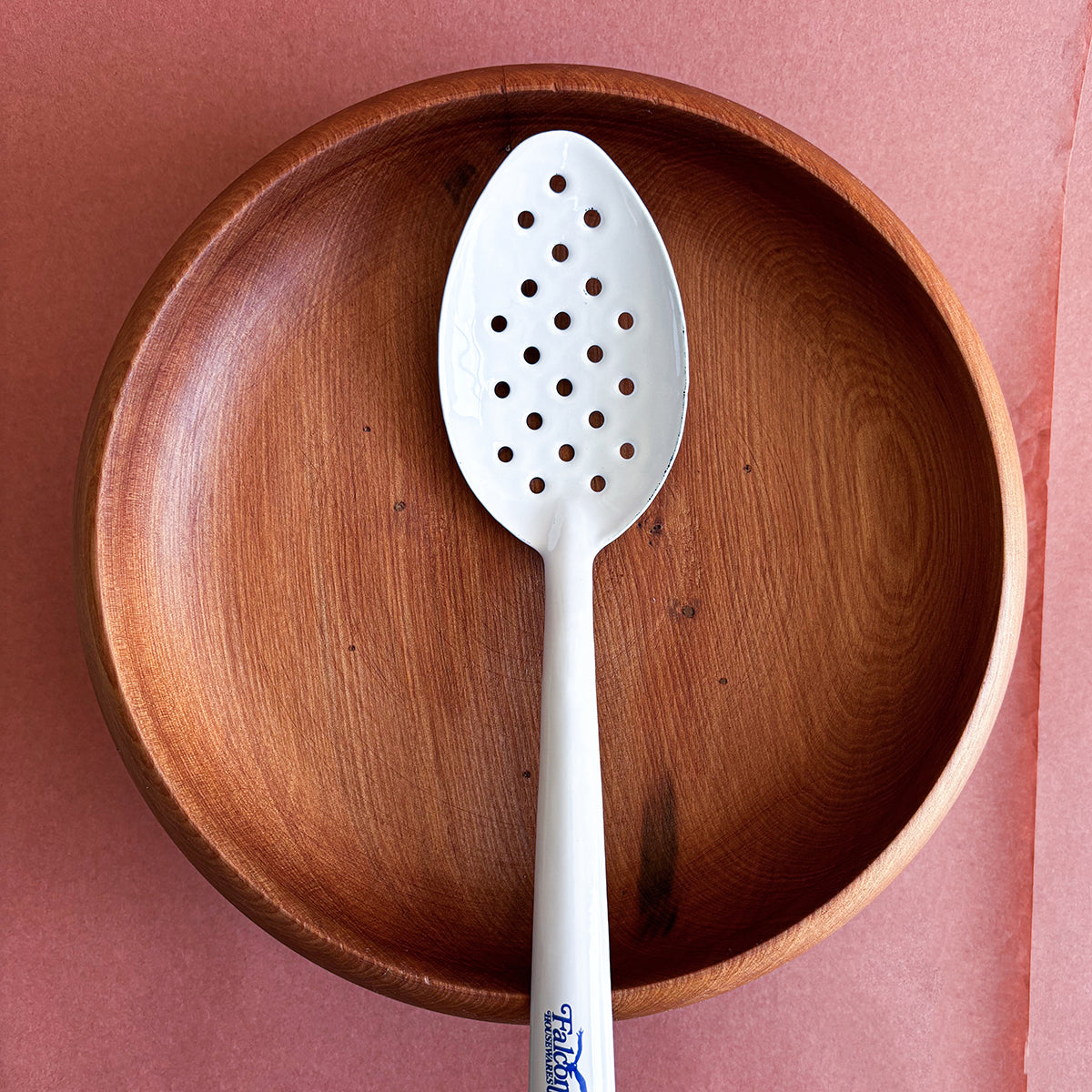 ENAMEL SERVING SPOONS