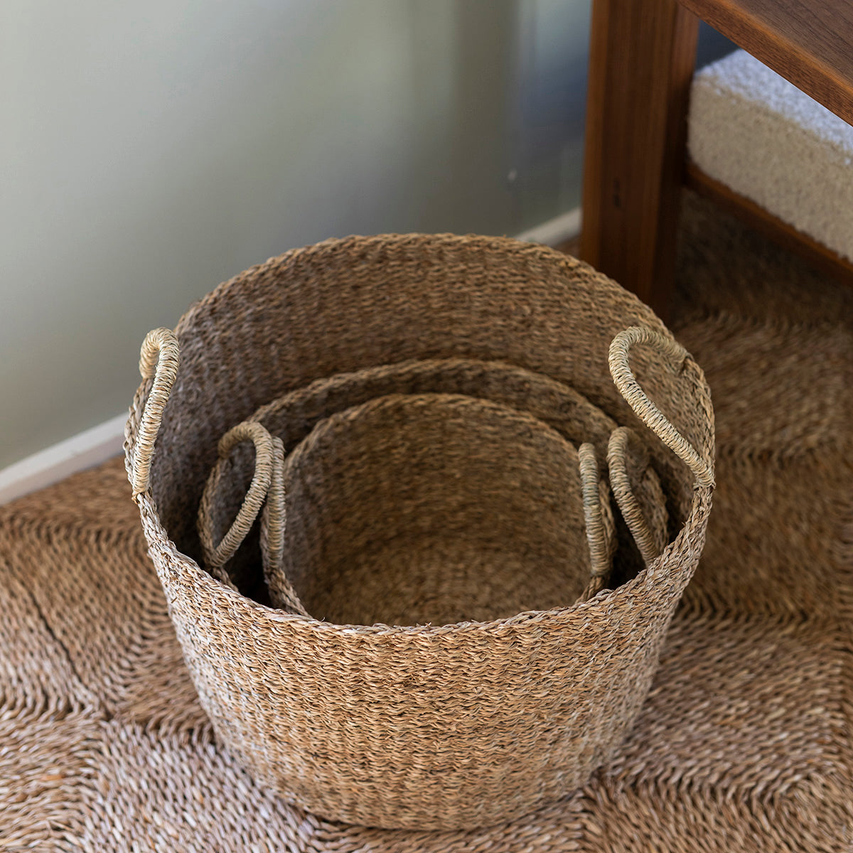 SEAGRASS STORAGE BASKETS