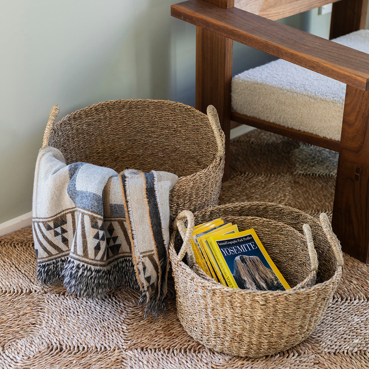 SEAGRASS STORAGE BASKETS