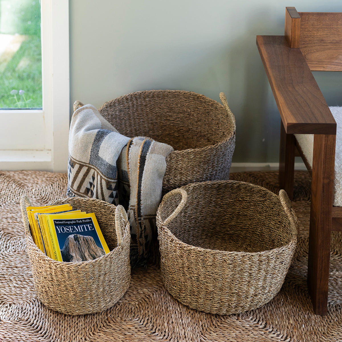 SEAGRASS STORAGE BASKETS