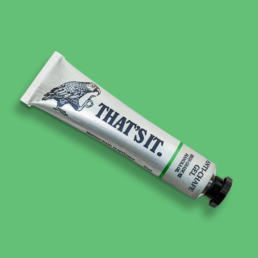 That&#39;s It anti chafe gel with manuka oil. Made in Aotearoa.