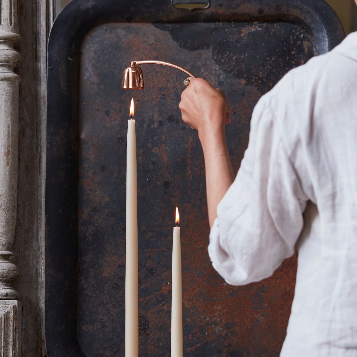 THE FLORAL SOCIETY | COPPER CANDLE SNUFFER