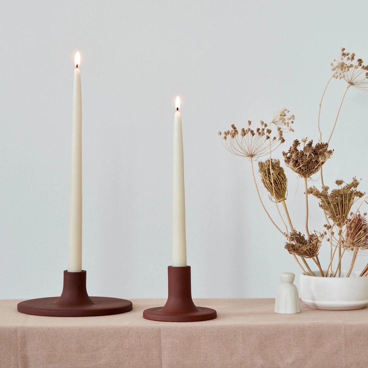 THE FLORAL SOCIETY | CERAMIC CANDLE HOLDERS