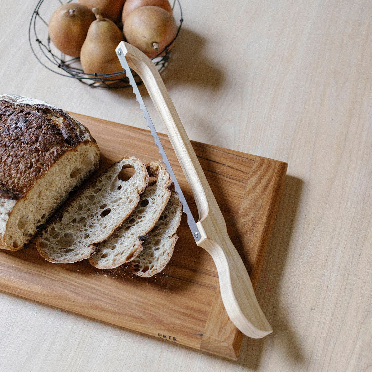 WOODEN BREAD KNIFE | EUCALYPTUS WOOD