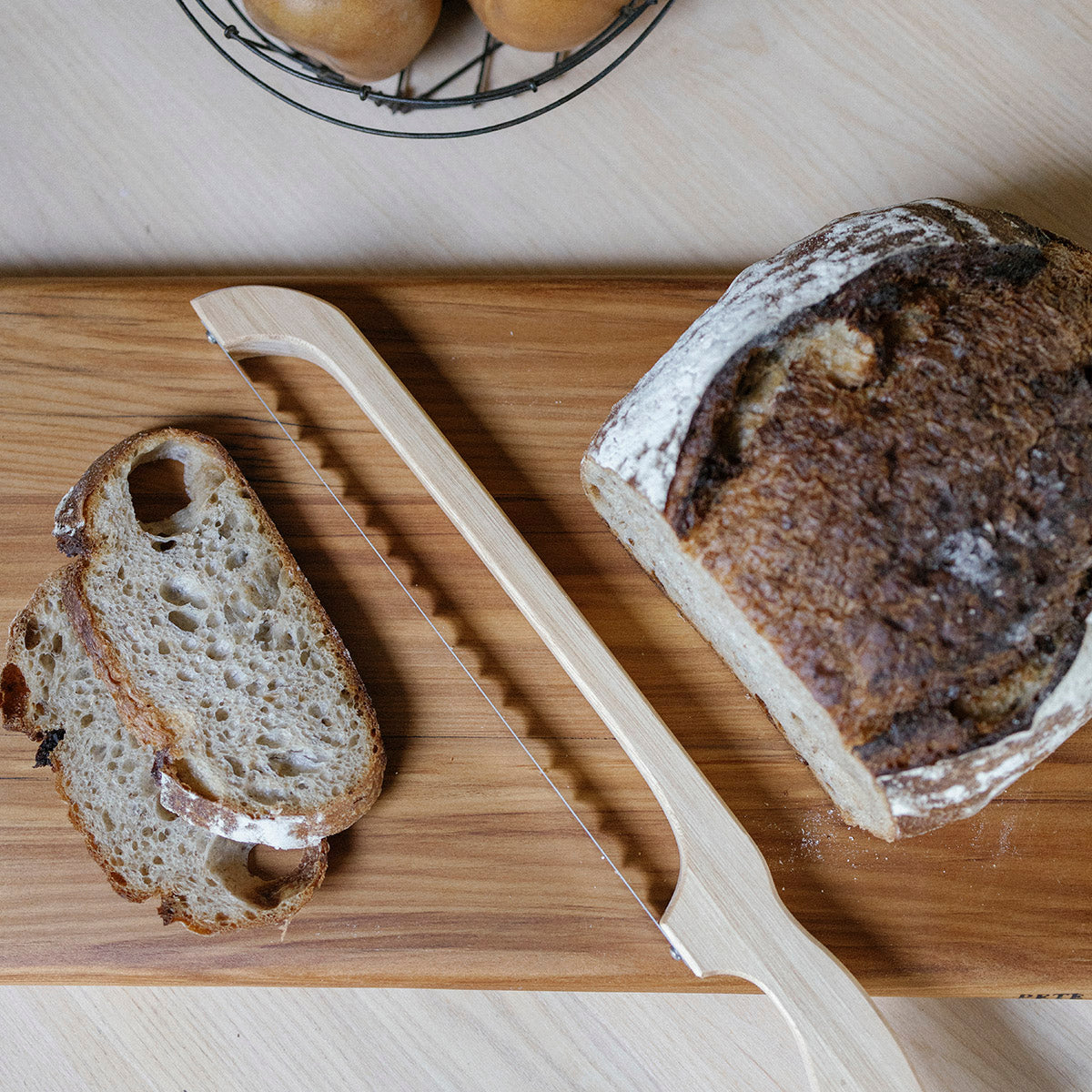 WOODEN BREAD KNIFE | EUCALYPTUS WOOD