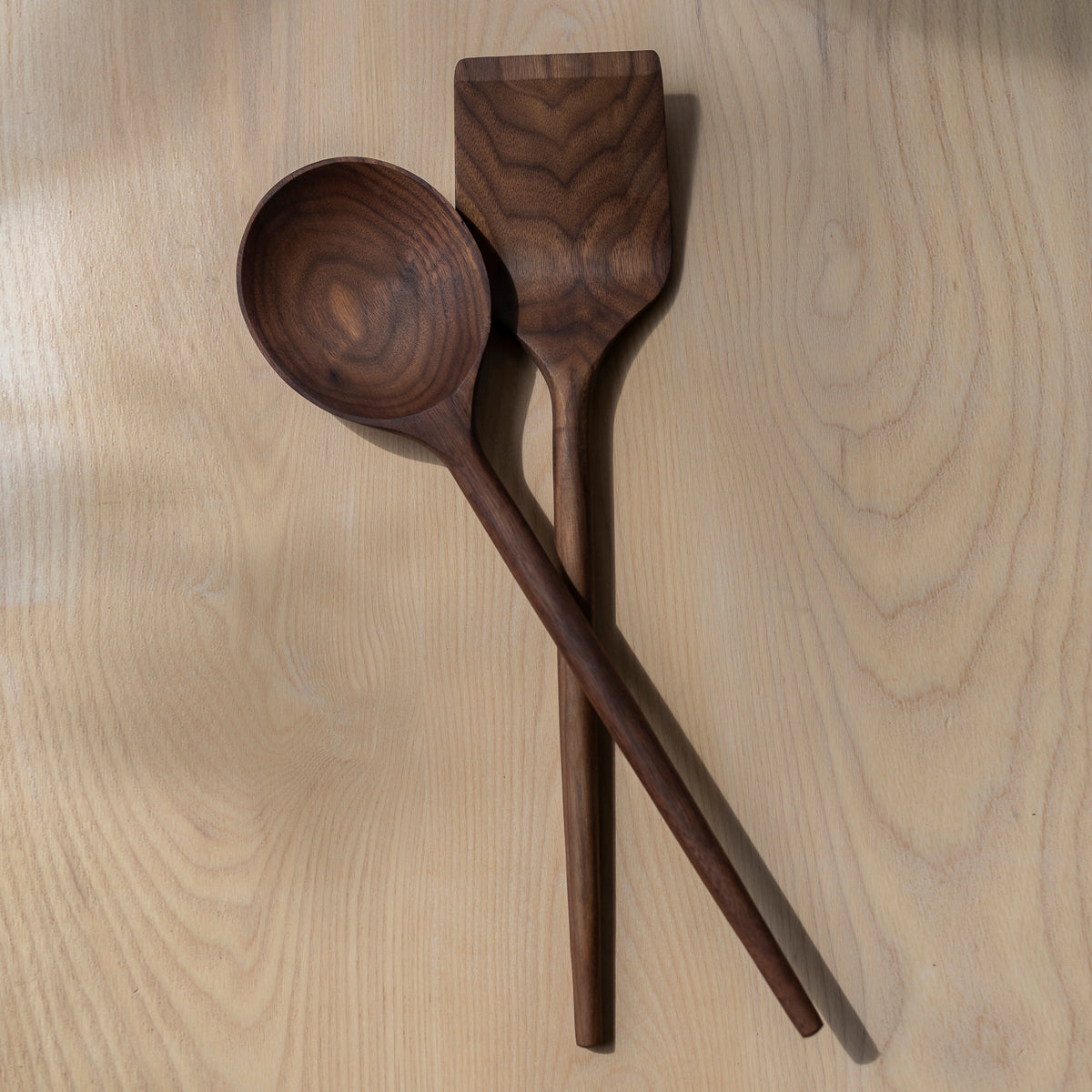 LARGE SERVING SET | WALNUT