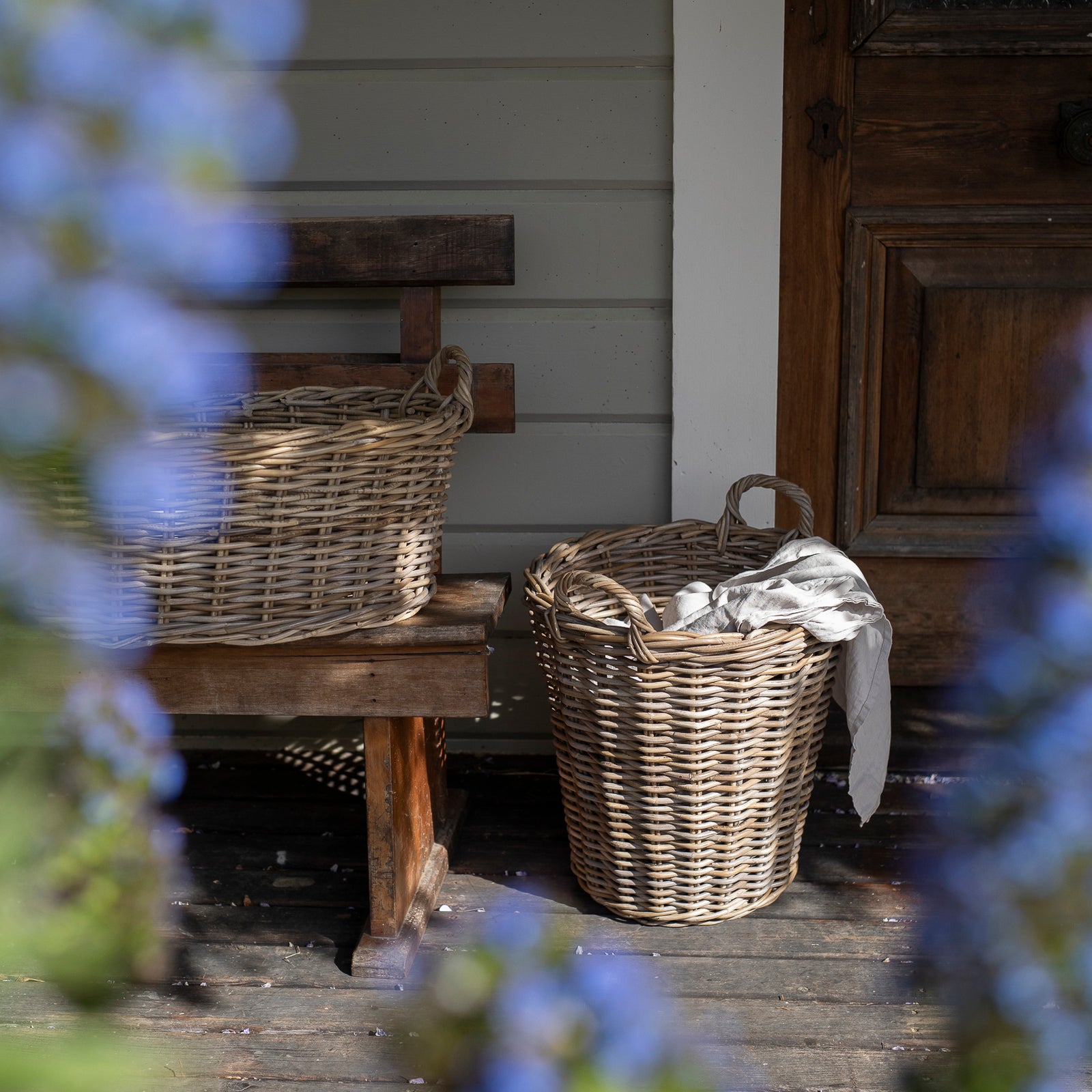 WILLOW | RATTAN WASHING BASKET