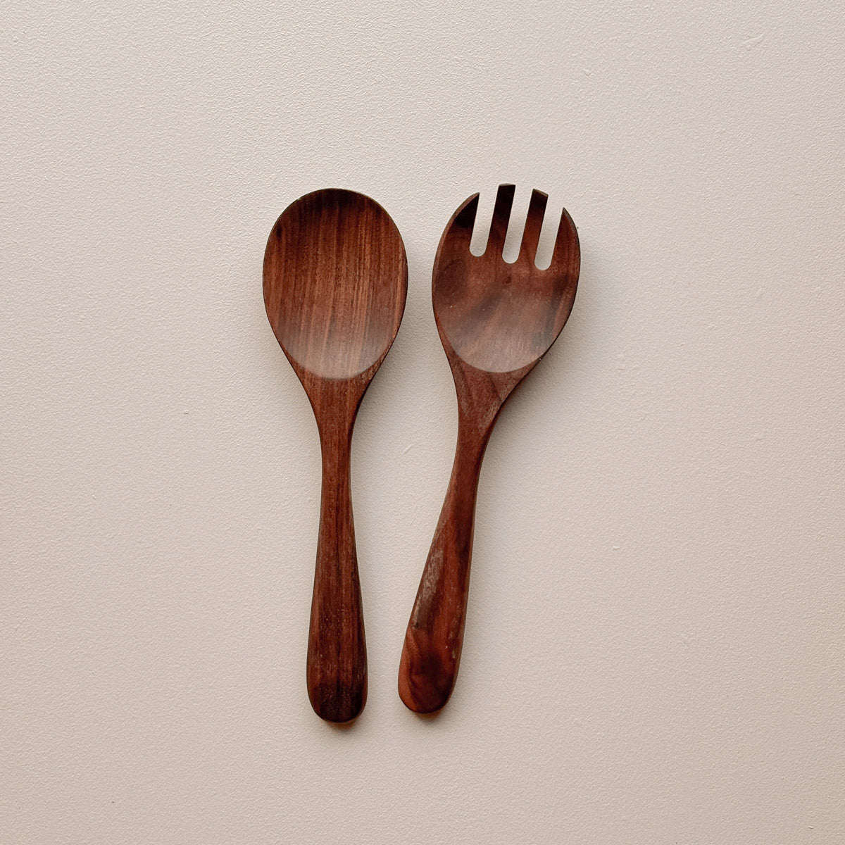 Black Walnut, Wooden Salad Servers