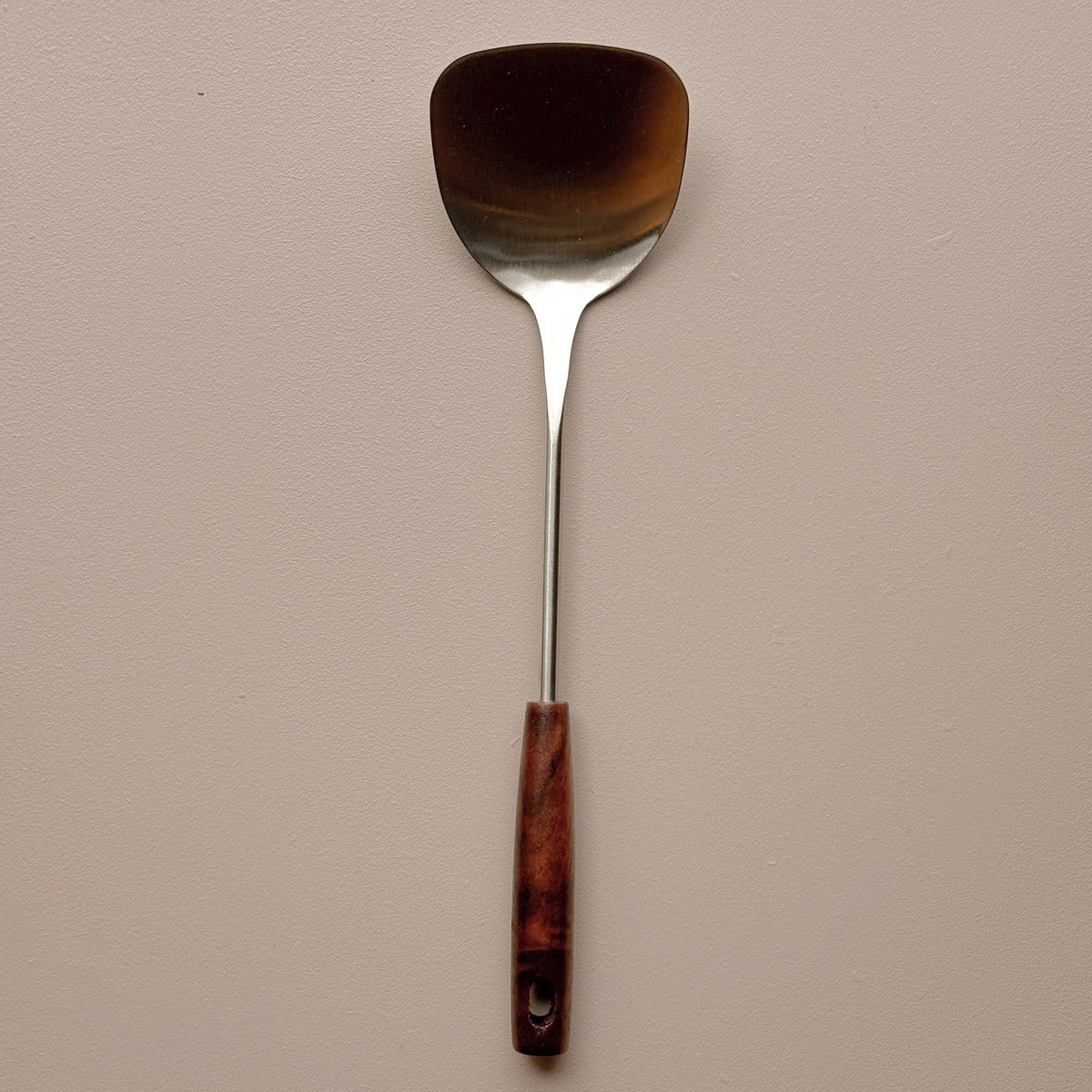 Black Walnut and Stainless Steel Ladle and Spatulas