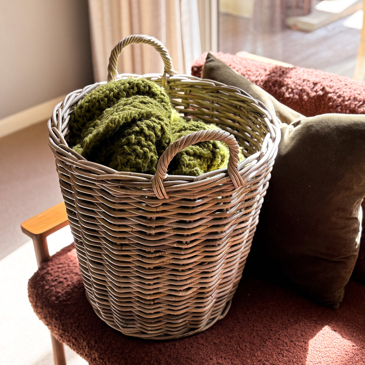 WILLOW | RATTAN WASHING BASKET