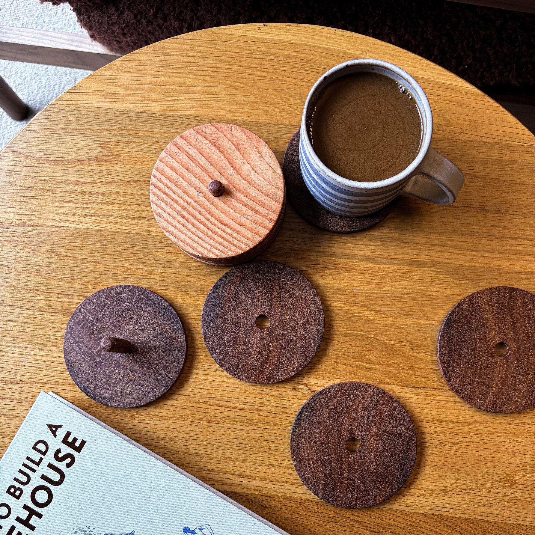 HANDCRAFTED WOODEN COASTERS