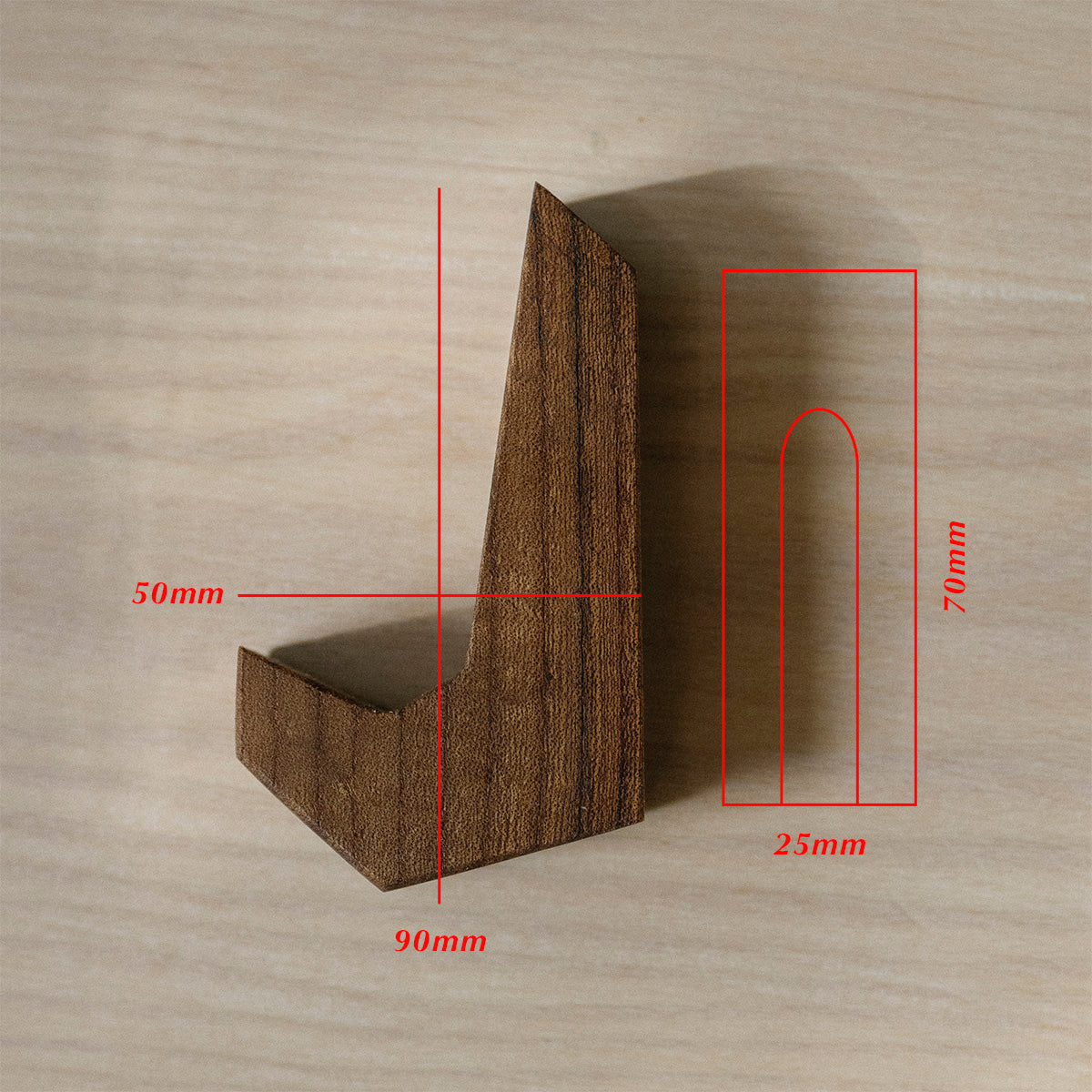 GEOMETRIC WOODEN WALL HOOKS