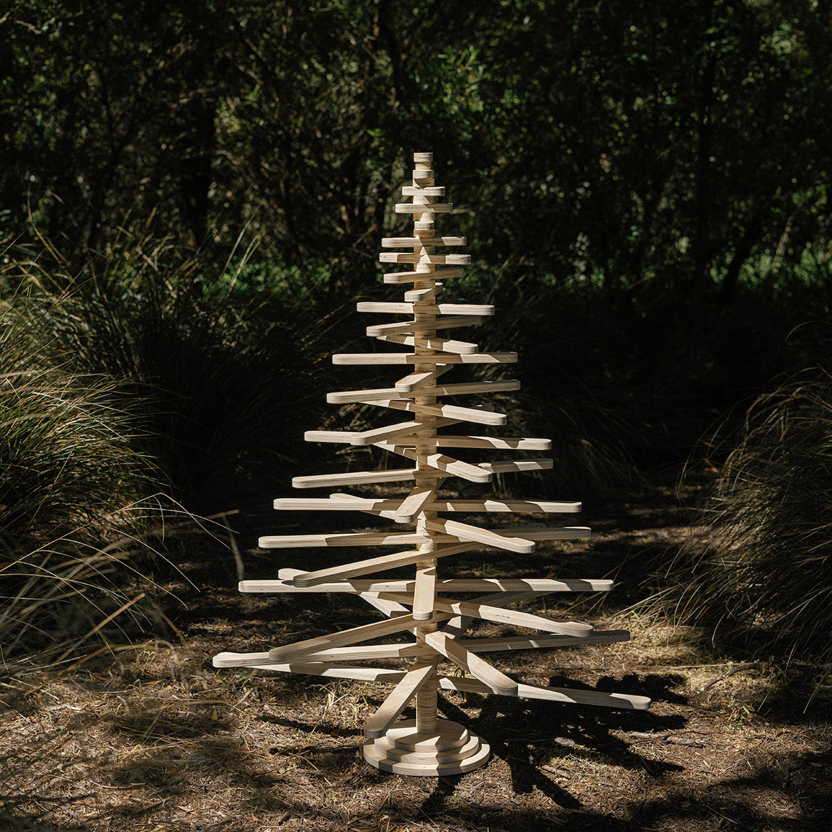 Wooden Christmas Tree, Made in NZ