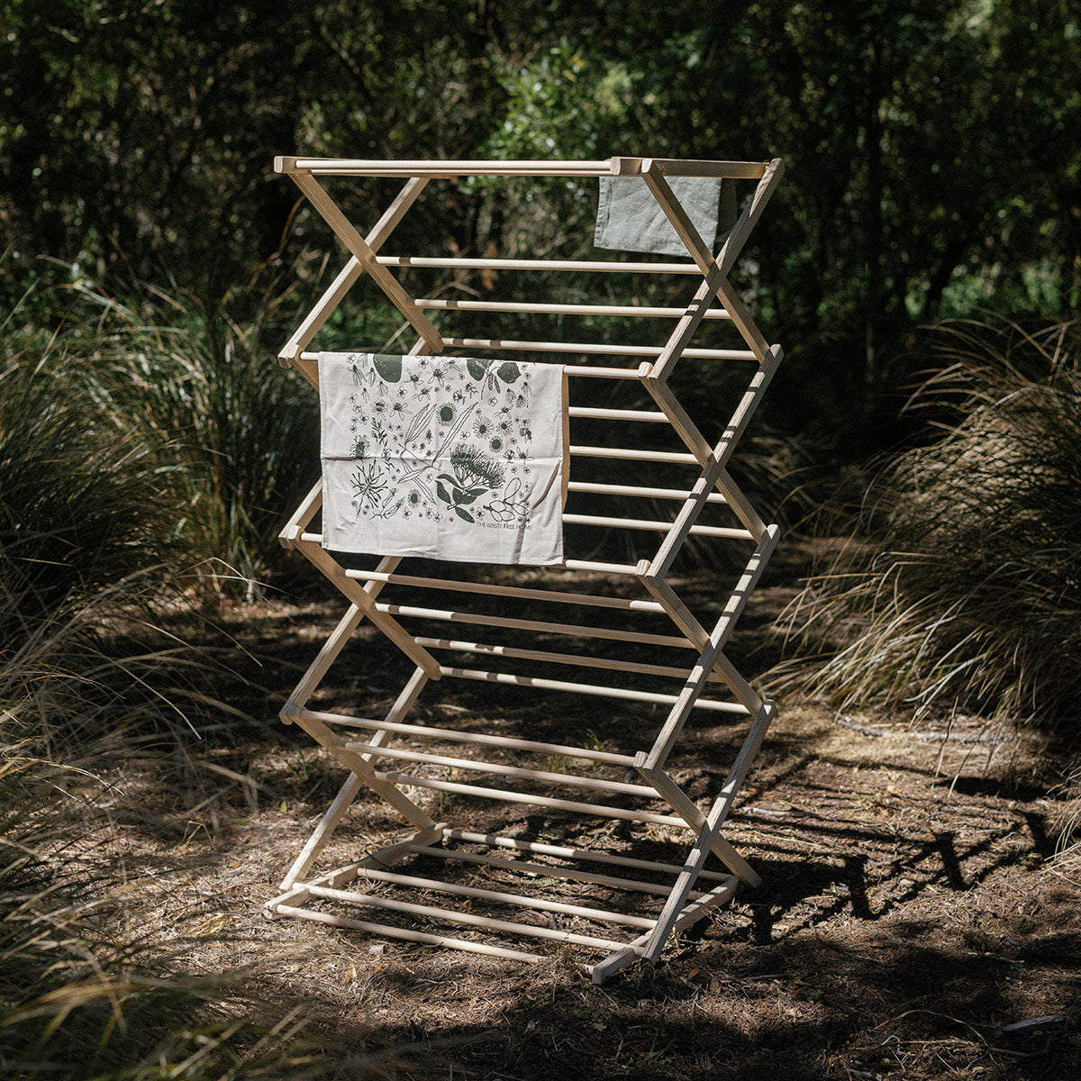 Wooden Tower Clothes Drying Rack - Made in NZ