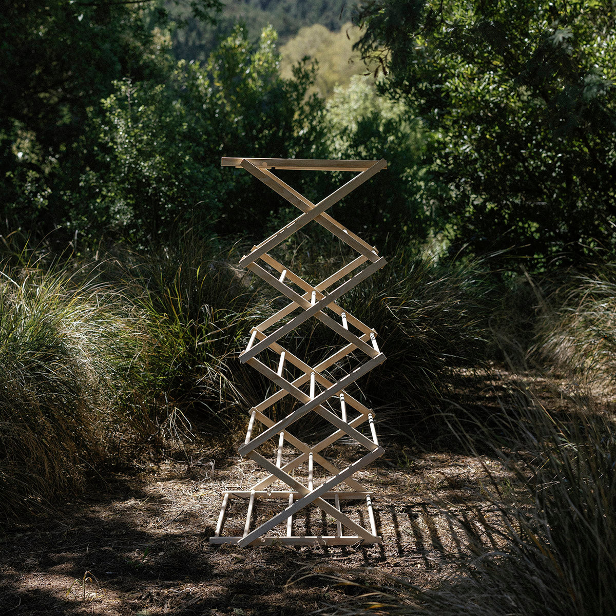 Wooden Tower Clothes Drying Rack - Made in NZ