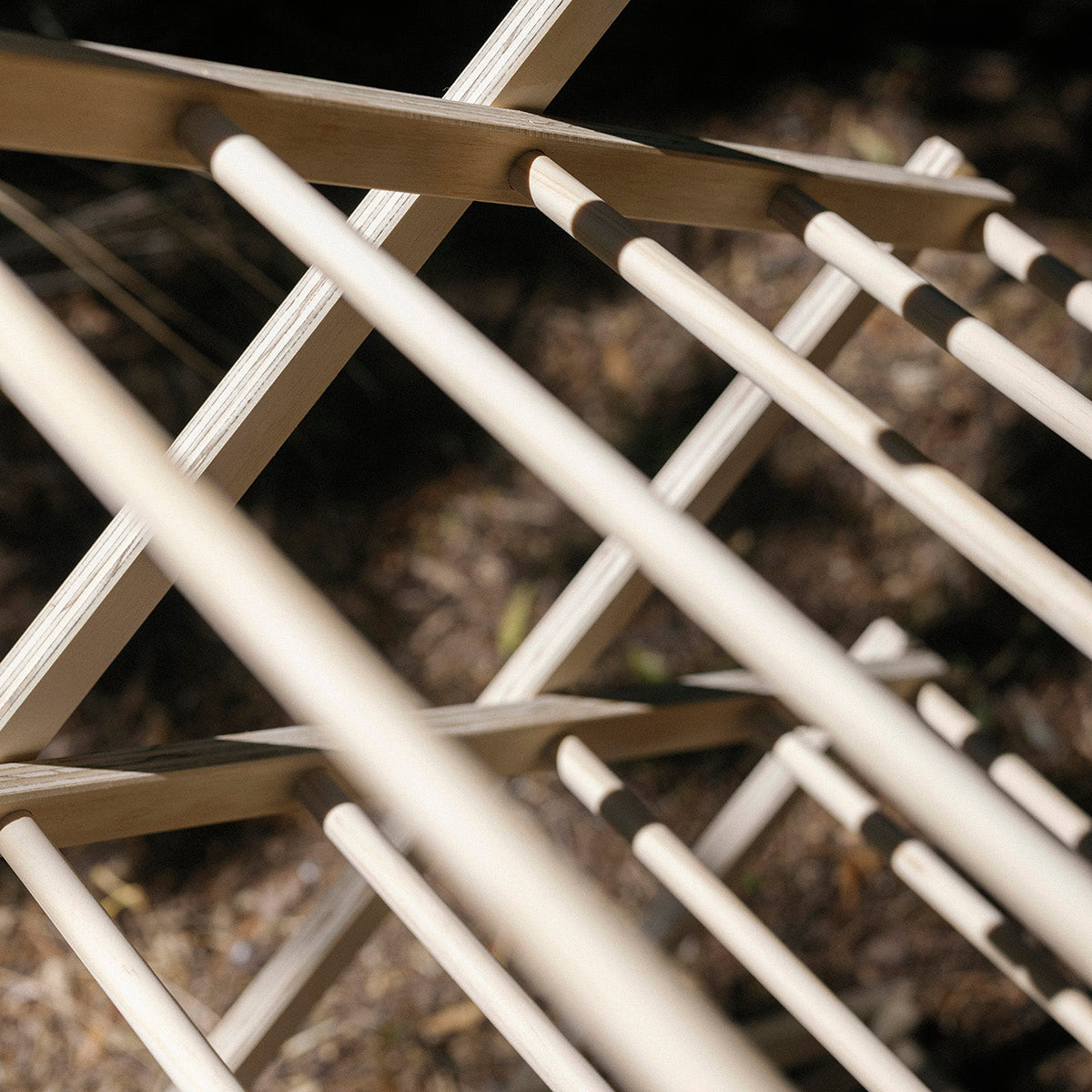 Wooden Tower Clothes Drying Rack - Made in NZ