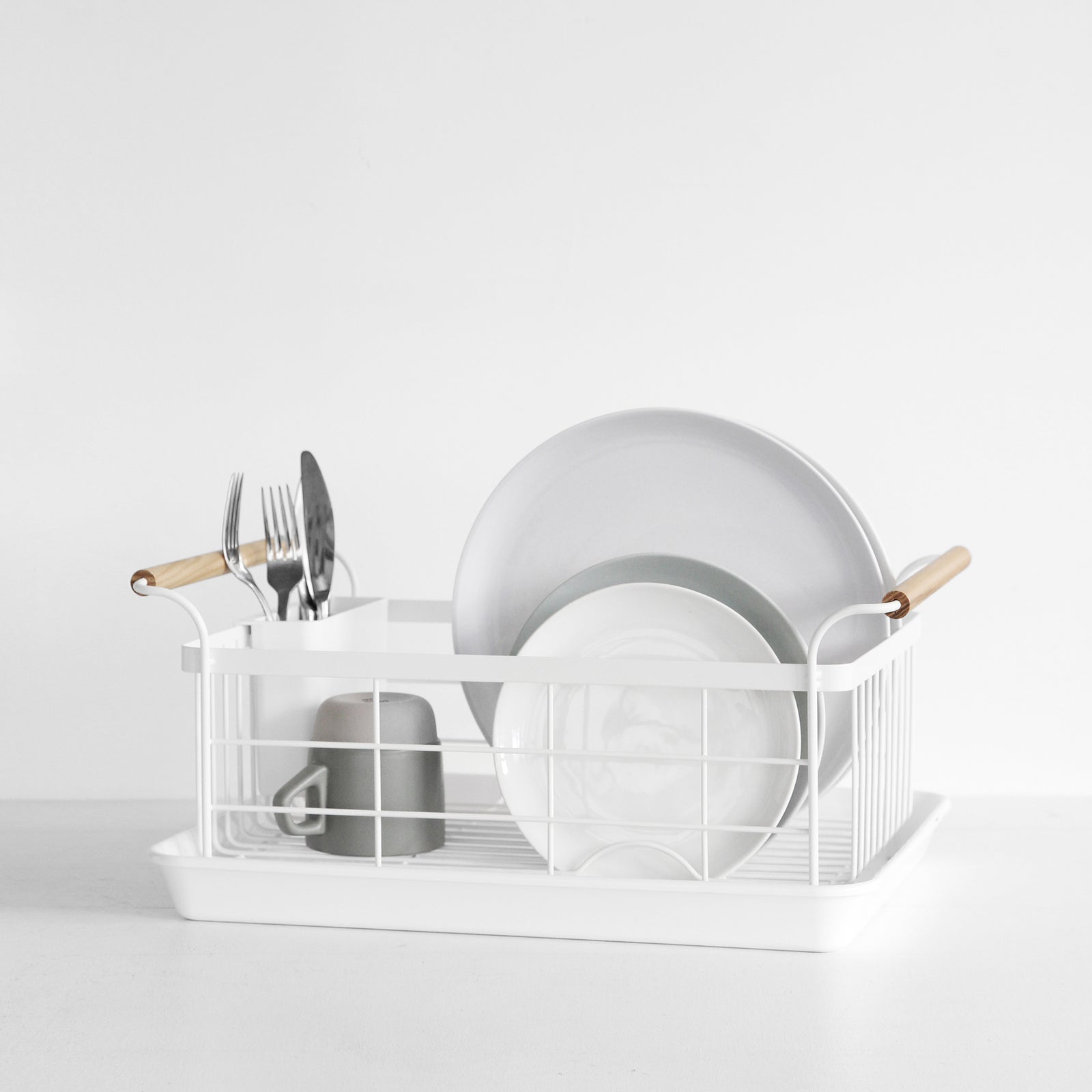 YAMAZAKI | TOSCA DISH DRAINER WHITE