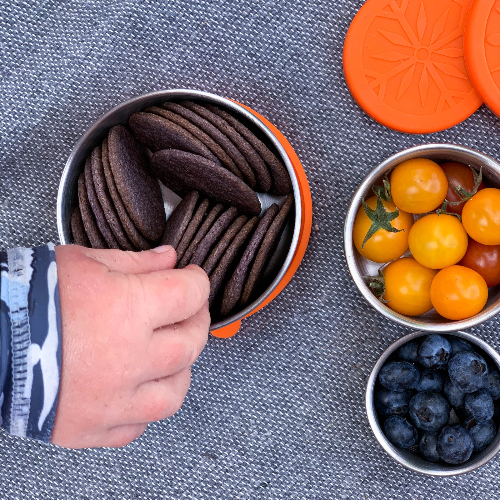 STAINLESS STEEL SNACK SET